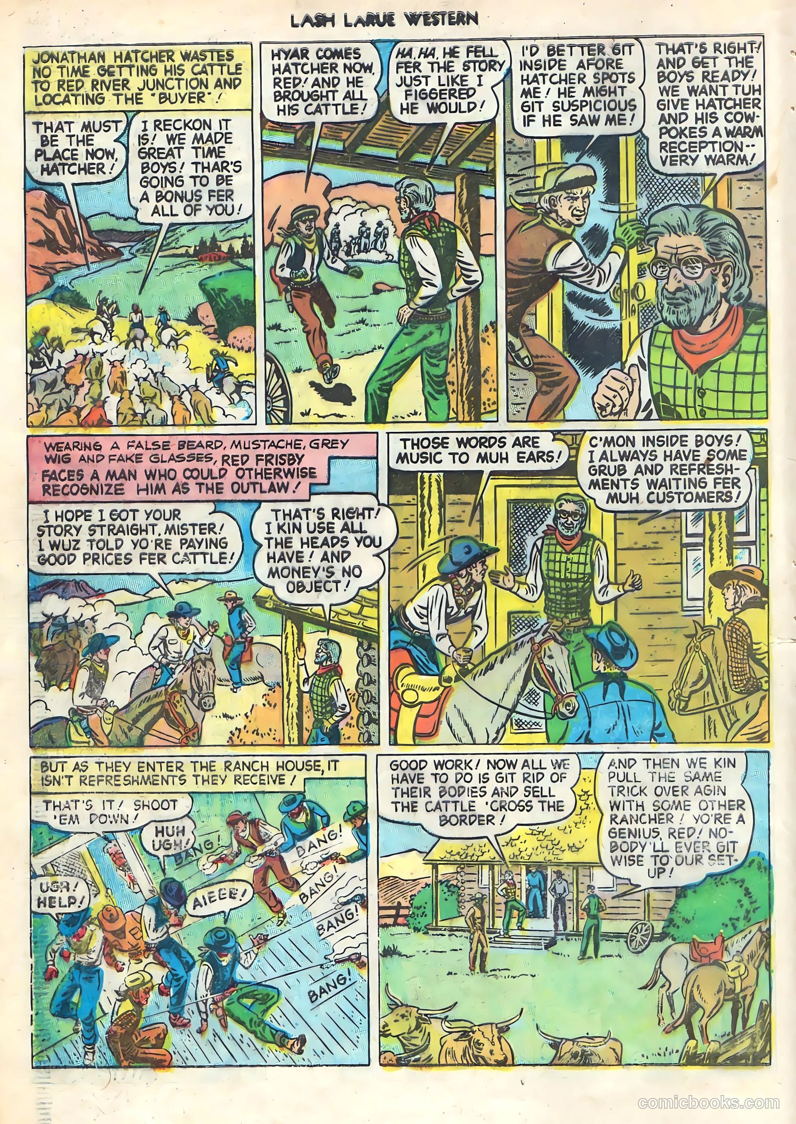 Lash LaRue Western #1 (1949) — page 16 of 36