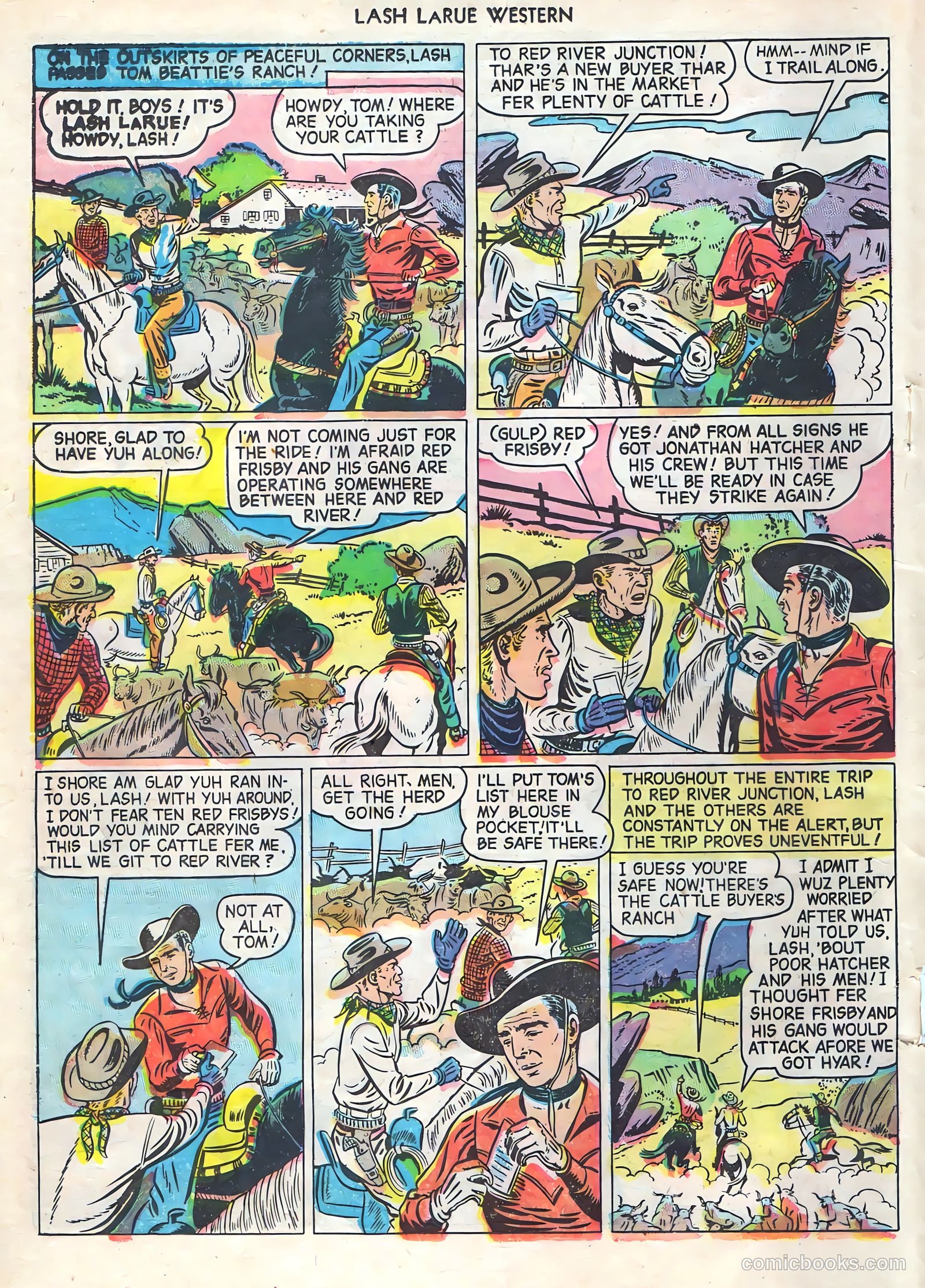 Lash LaRue Western #1 (1949) — page 18 of 36