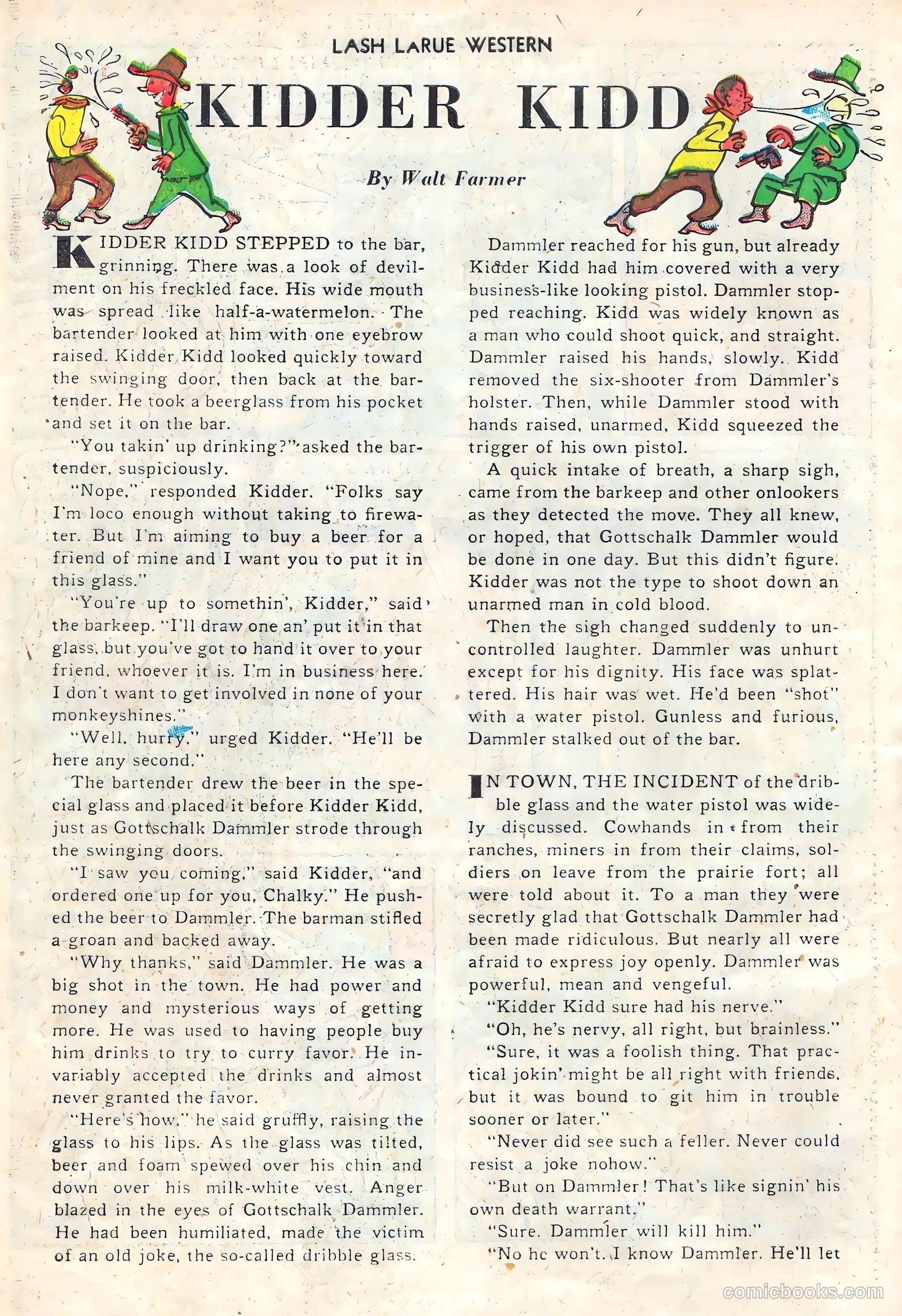 Lash LaRue Western #1 (1949) — page 22 of 36