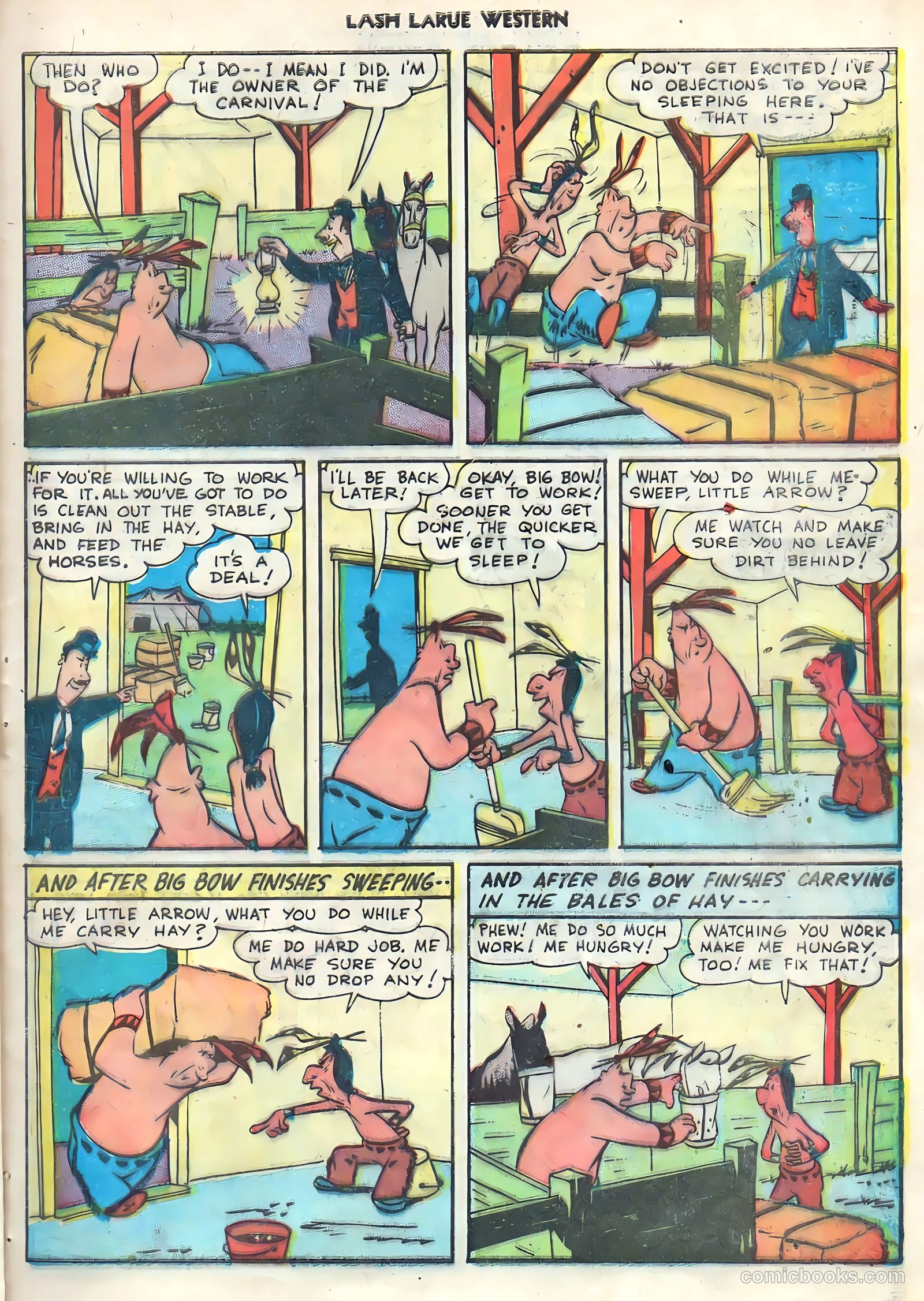 Lash LaRue Western #1 (1949) — page 25 of 36