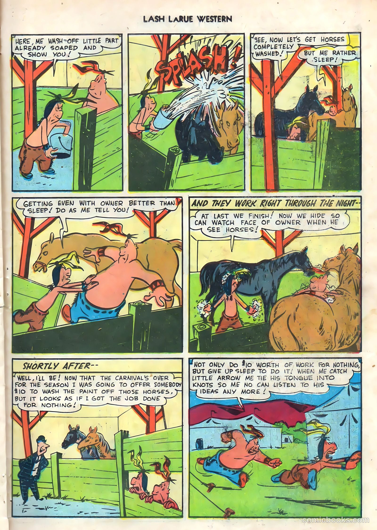 Lash LaRue Western #1 (1949) — page 27 of 36