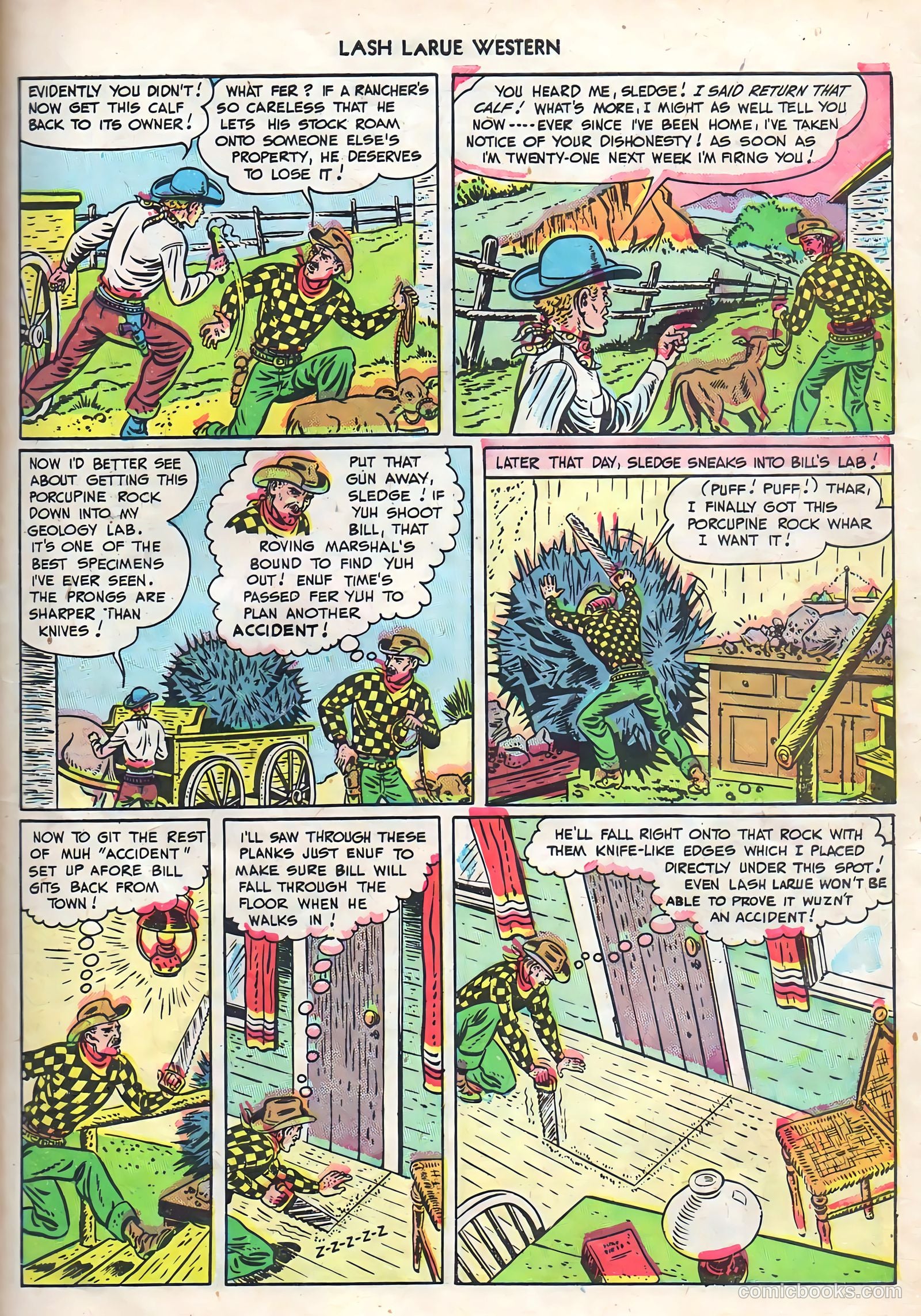 Lash LaRue Western #1 (1949) — page 31 of 36