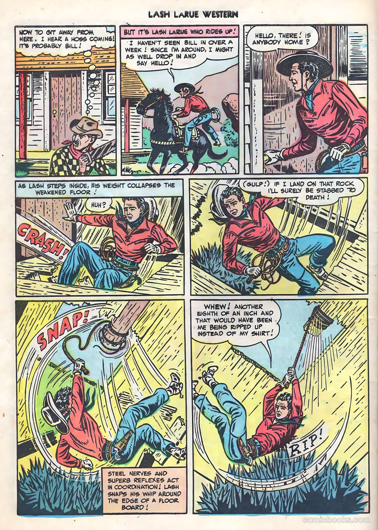 Lash LaRue Western #1 (1949) — page 32 of 36