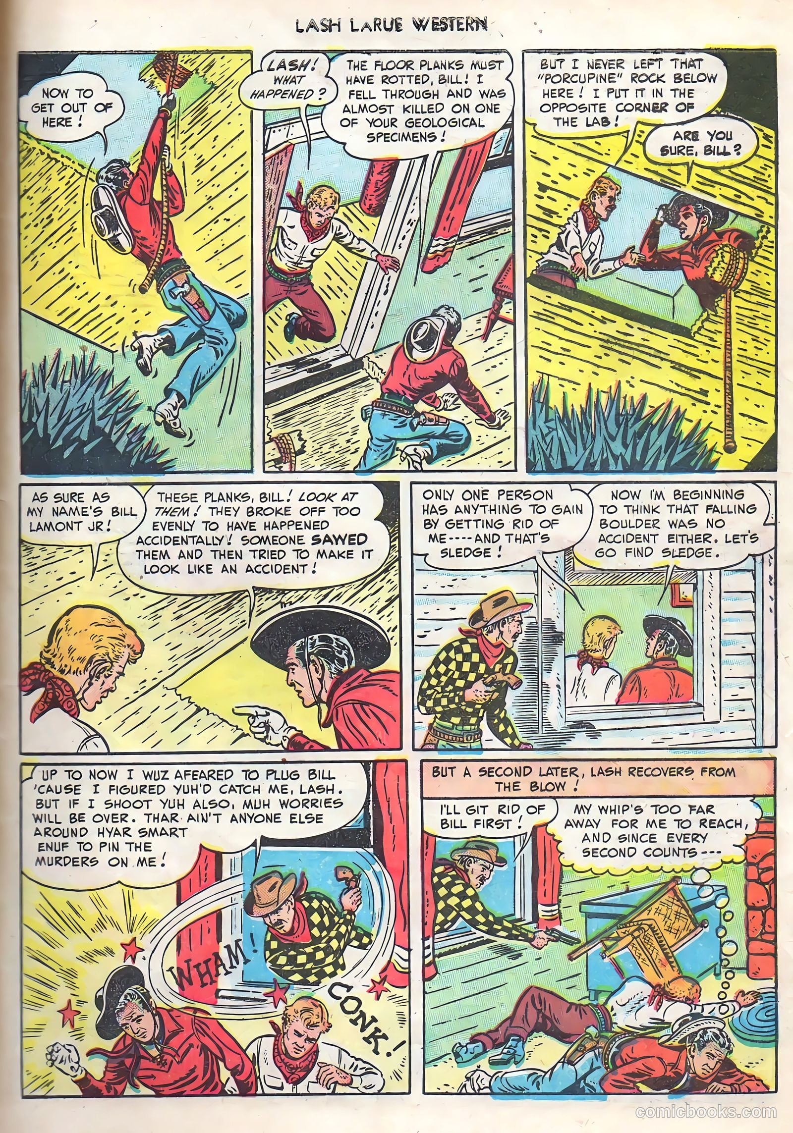 Lash LaRue Western #1 (1949) — page 33 of 36