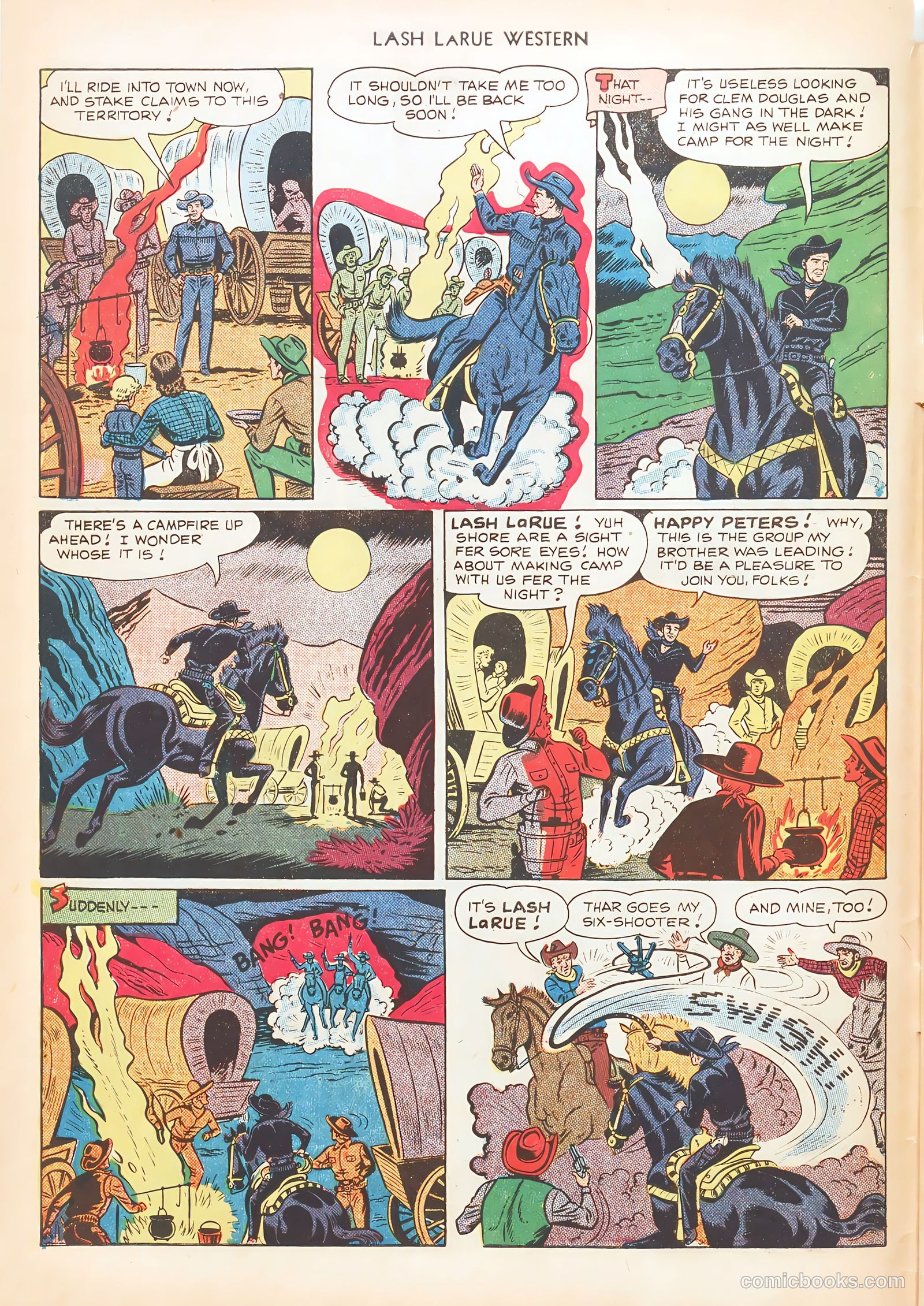 Lash LaRue Western #10 (1950) — page 6 of 52