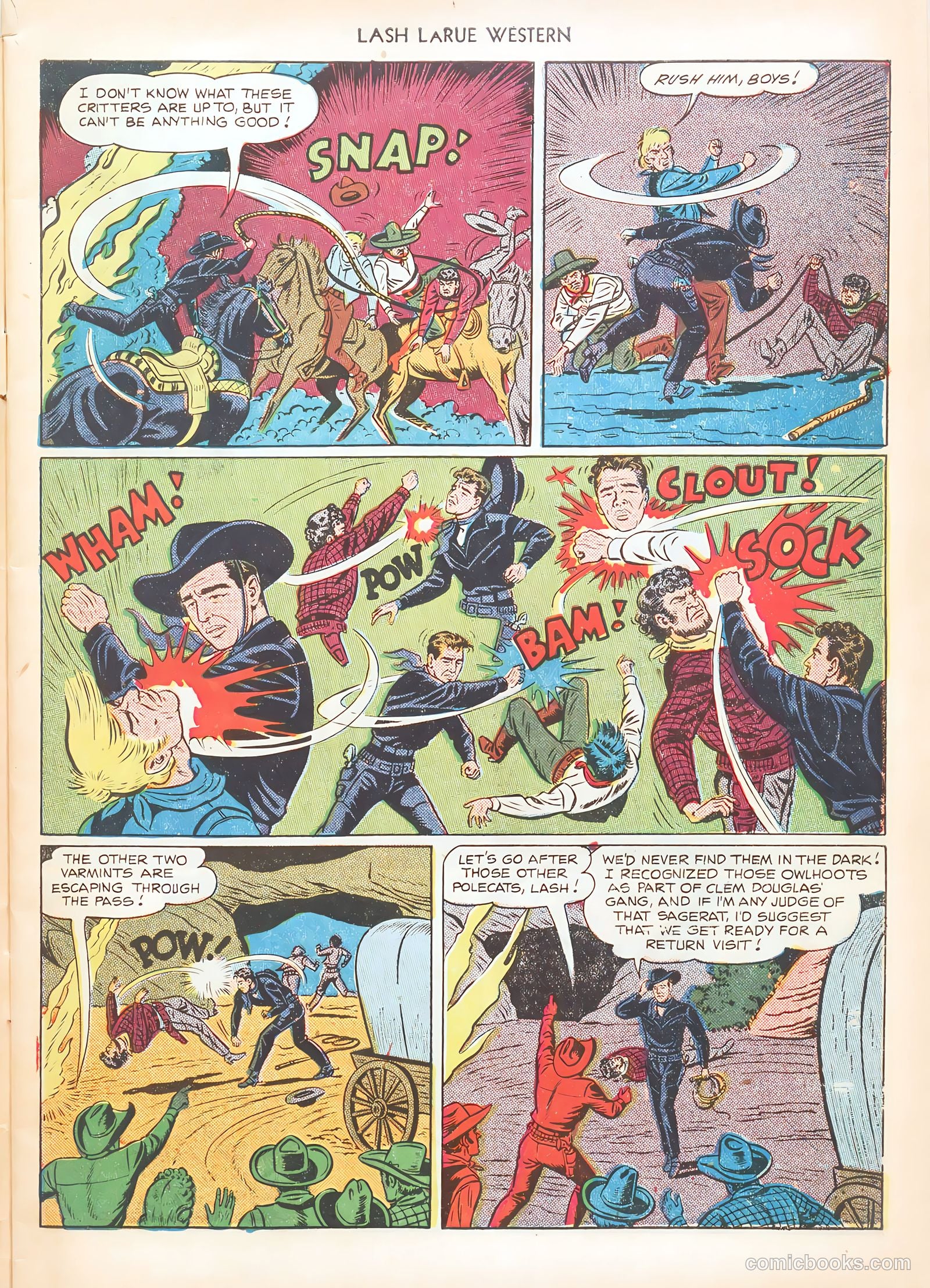 Lash LaRue Western #10 (1950) — page 7 of 52