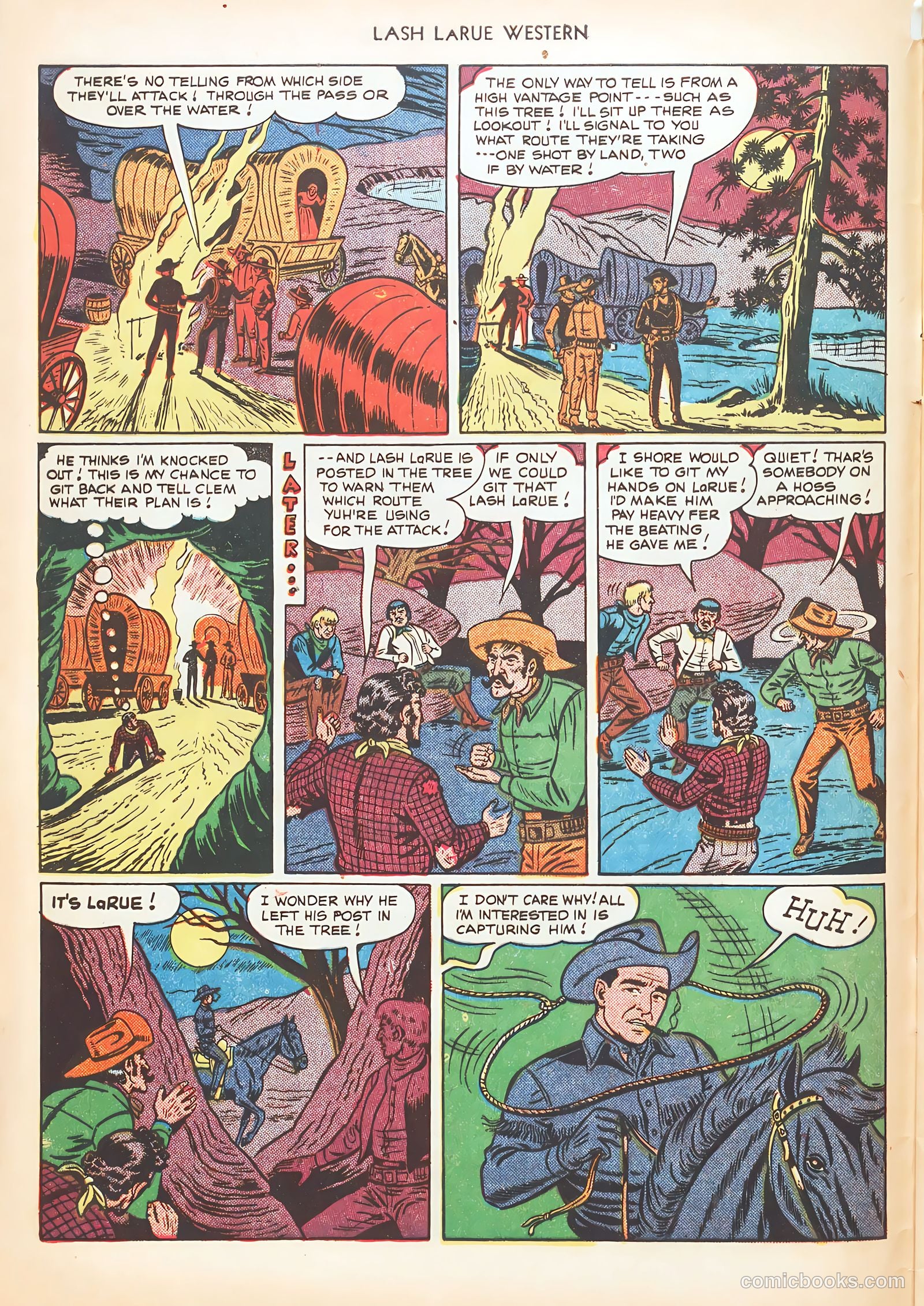 Lash LaRue Western #10 (1950) — page 8 of 52