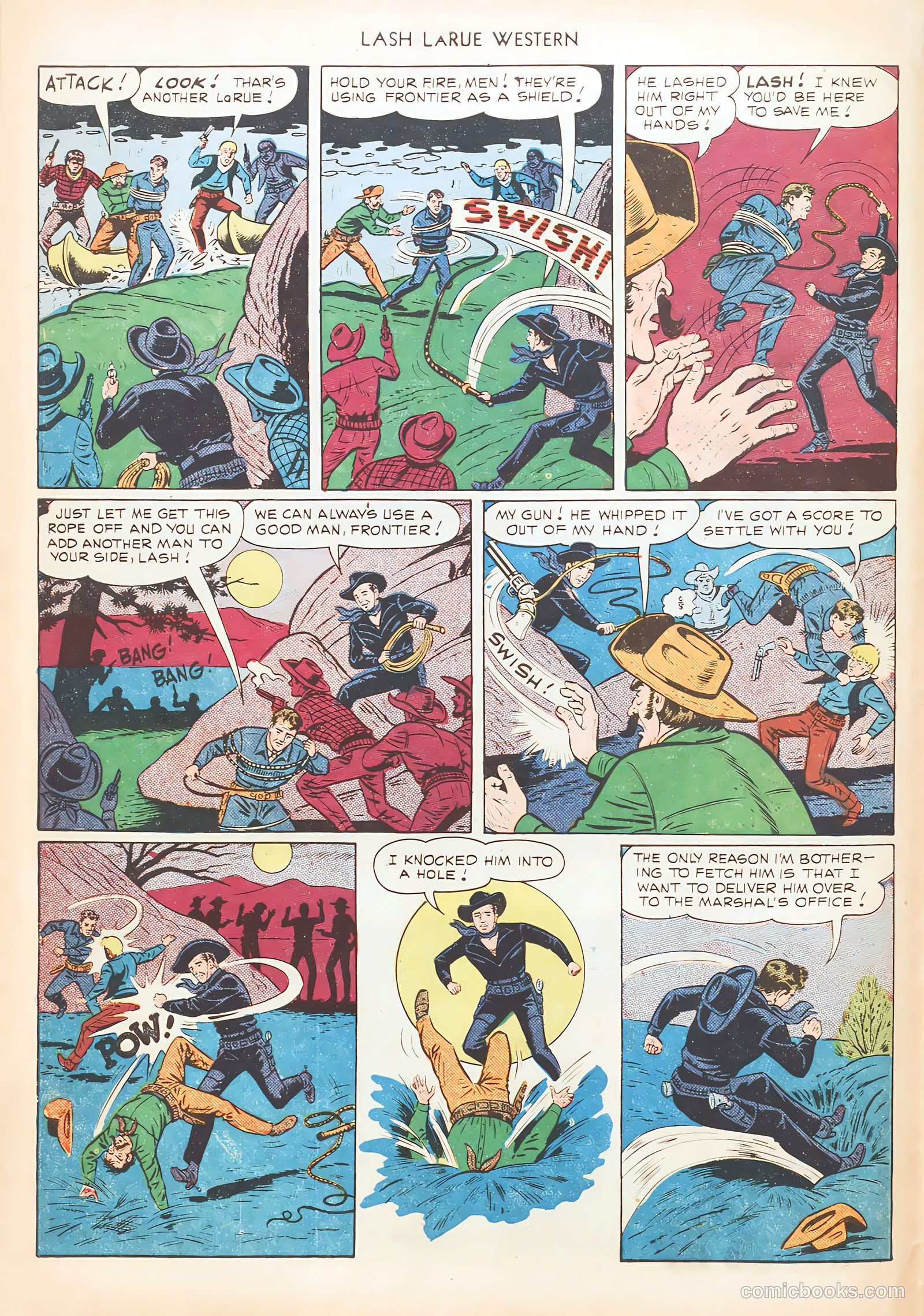 Lash LaRue Western #10 (1950) — page 10 of 52