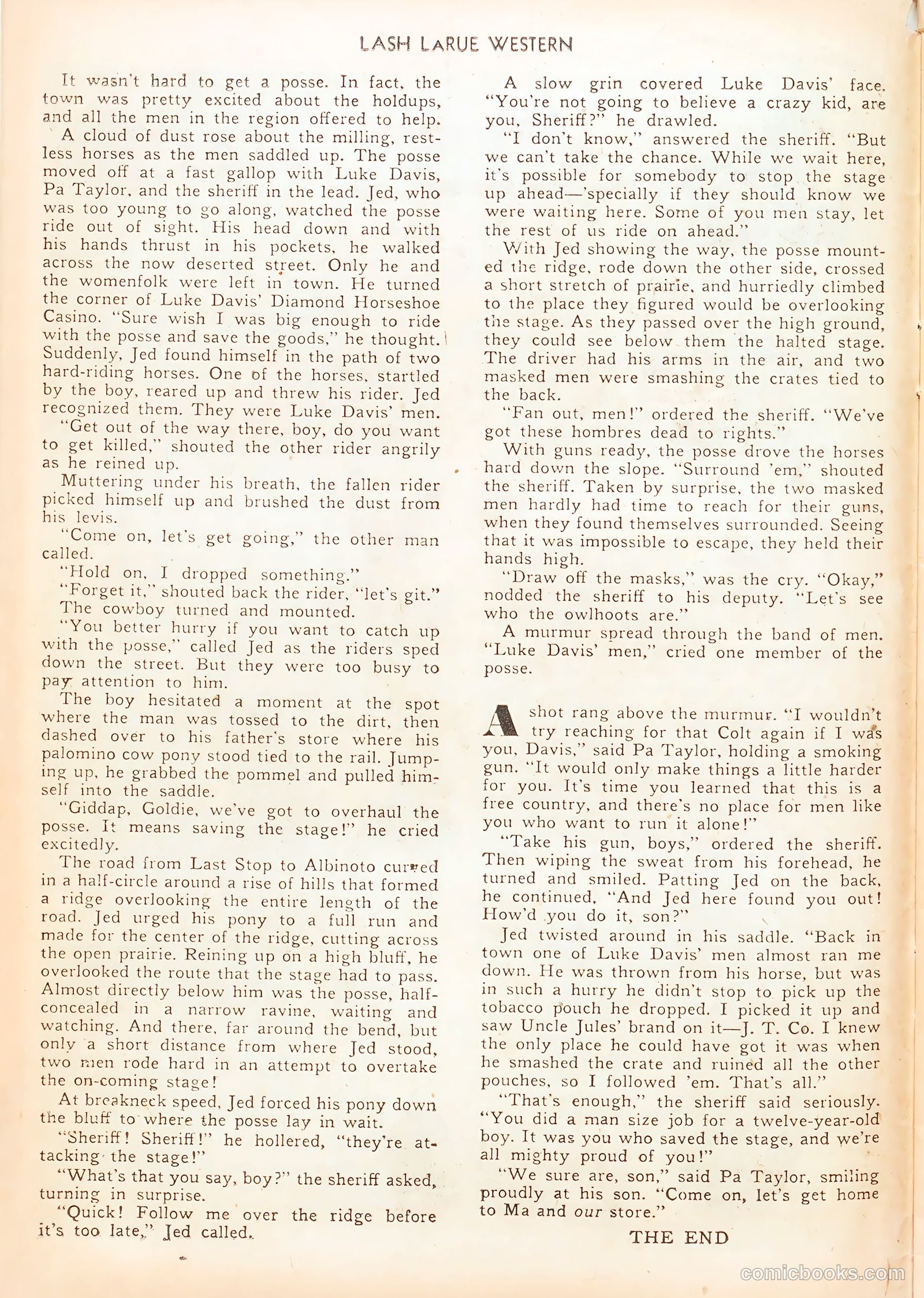 Lash LaRue Western #10 (1950) — page 14 of 52