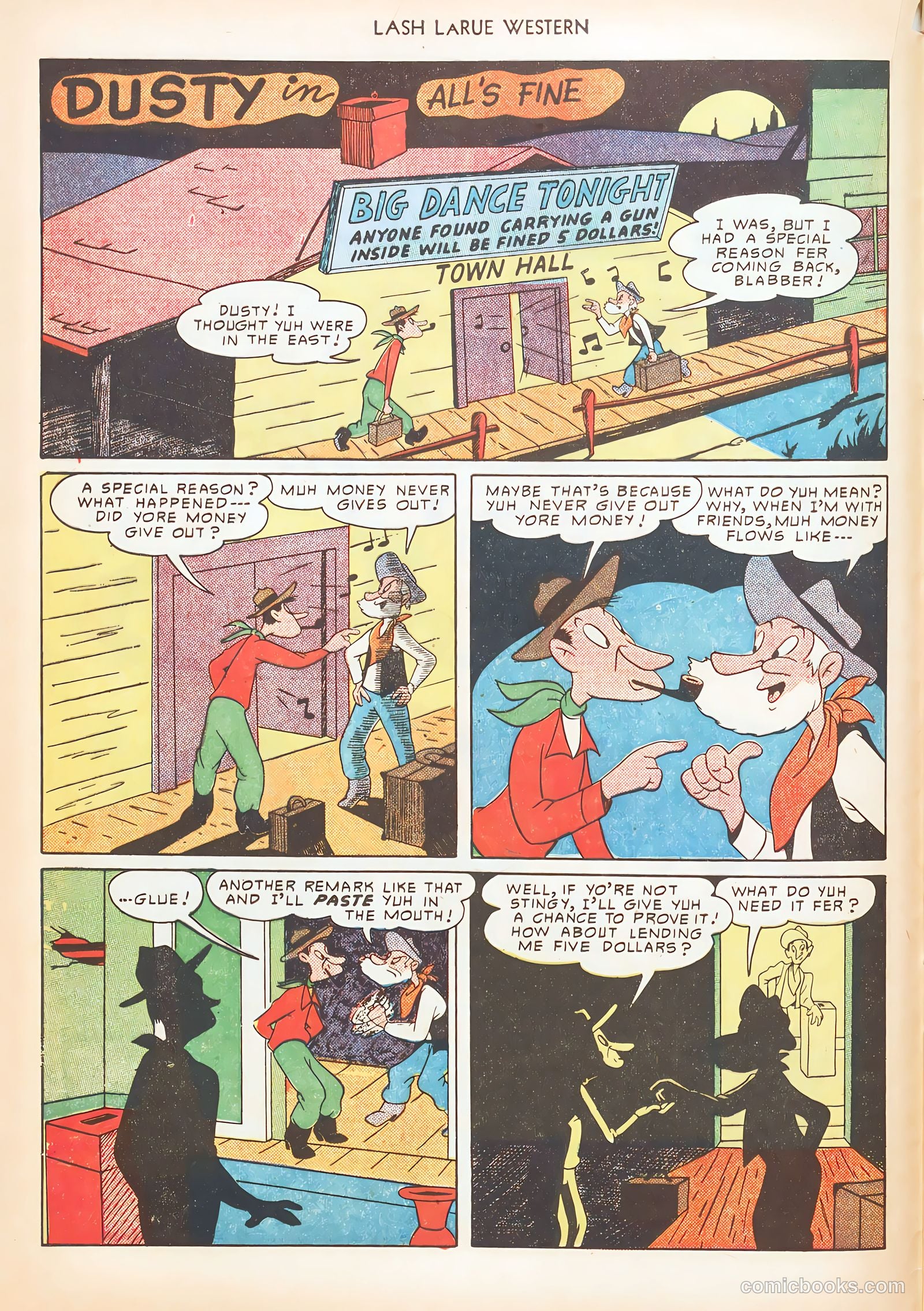 Lash LaRue Western #10 (1950) — page 16 of 52