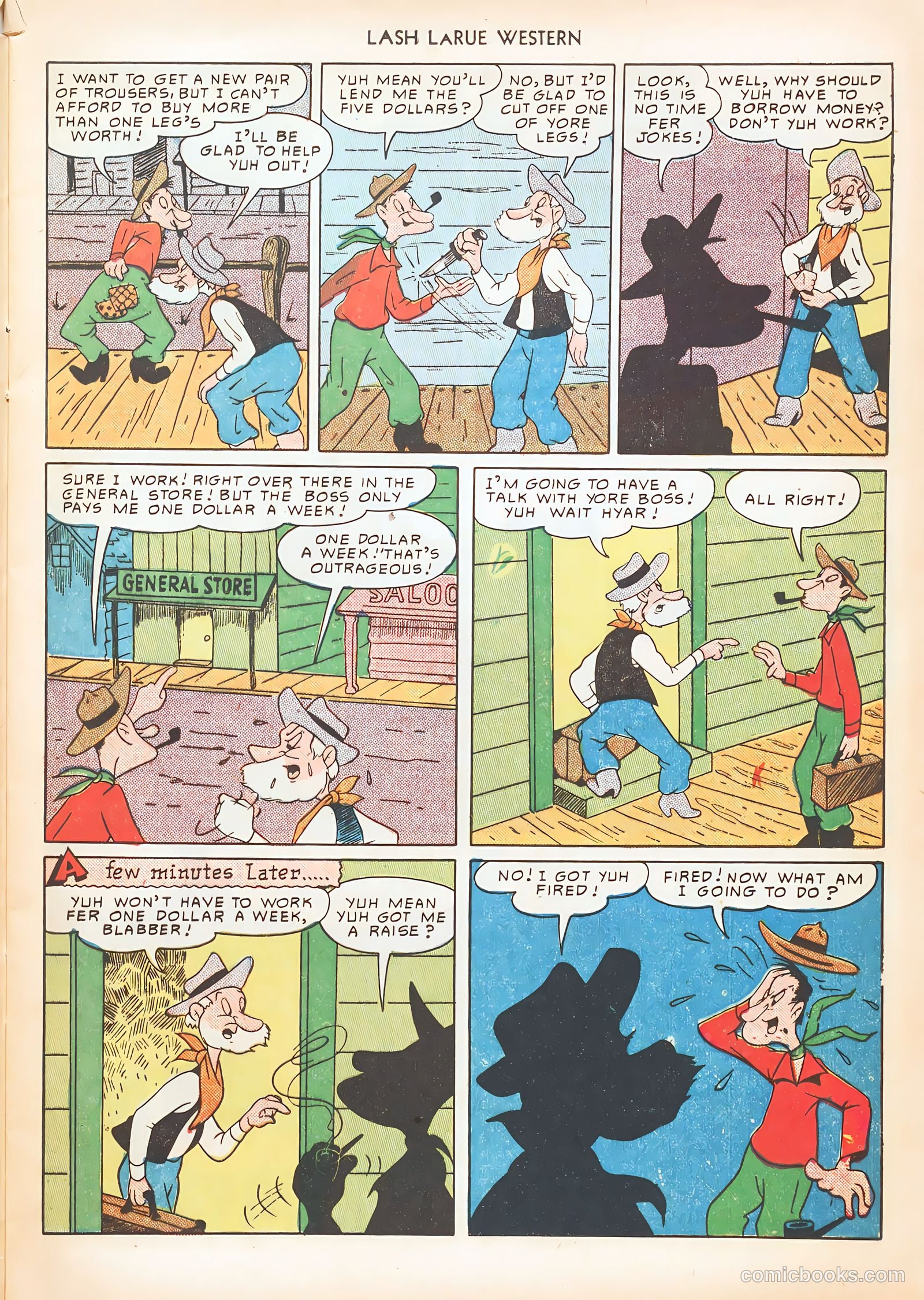Lash LaRue Western #10 (1950) — page 17 of 52