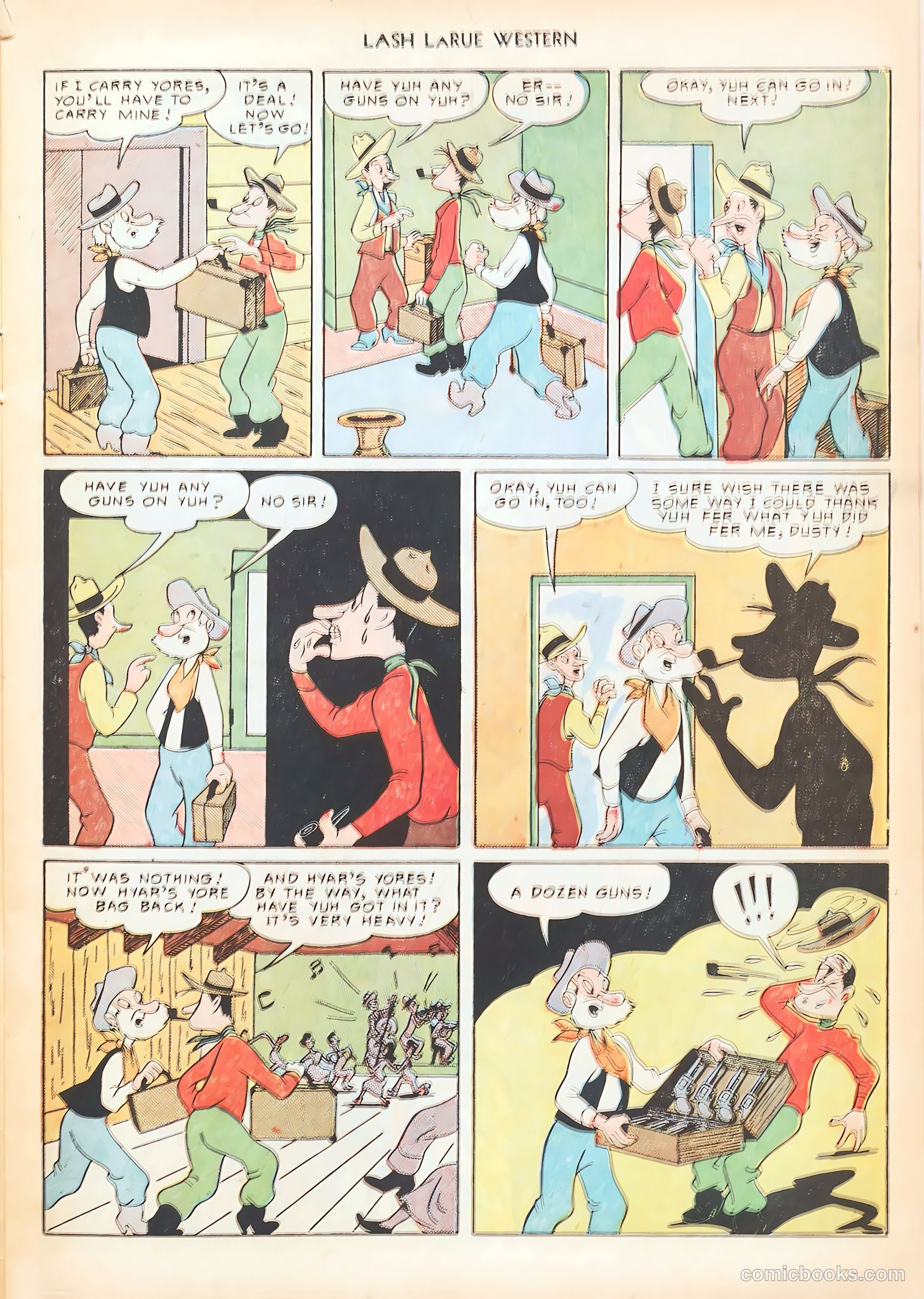 Lash LaRue Western #10 (1950) — page 19 of 52