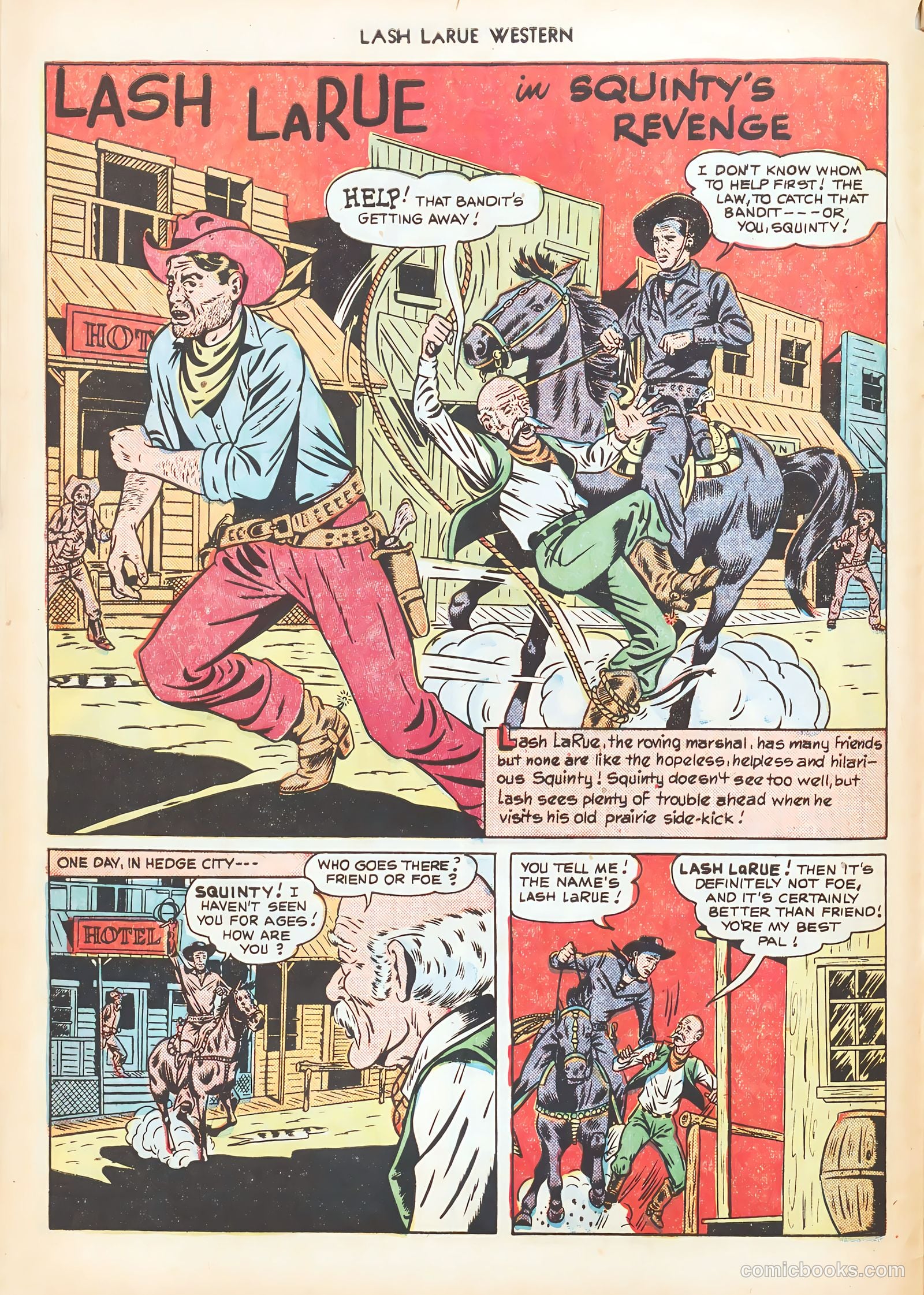 Lash LaRue Western #10 (1950) — page 20 of 52