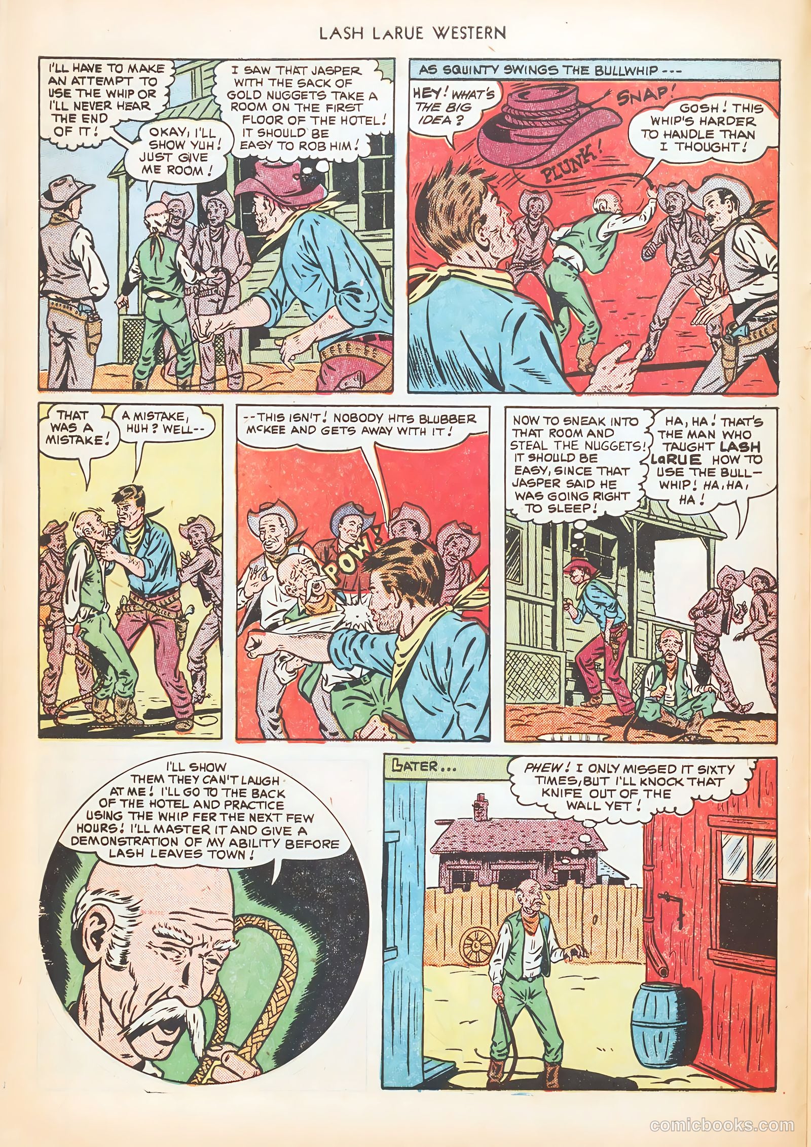Lash LaRue Western #10 (1950) — page 22 of 52