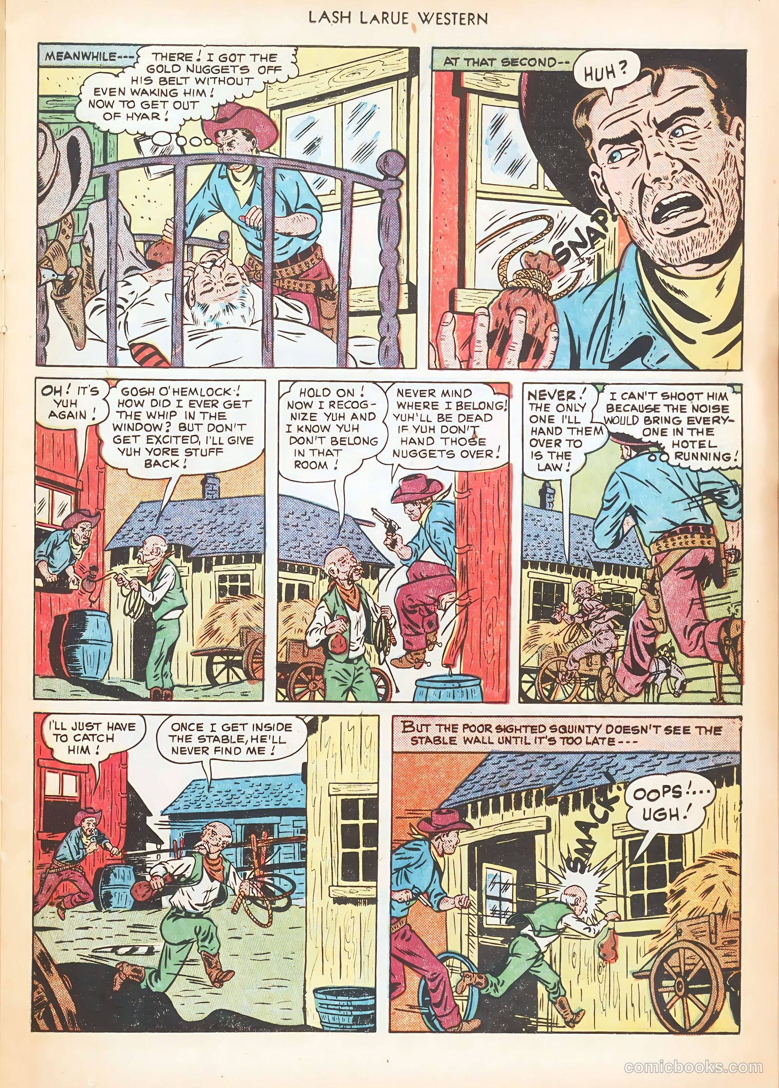 Lash LaRue Western #10 (1950) — page 23 of 52