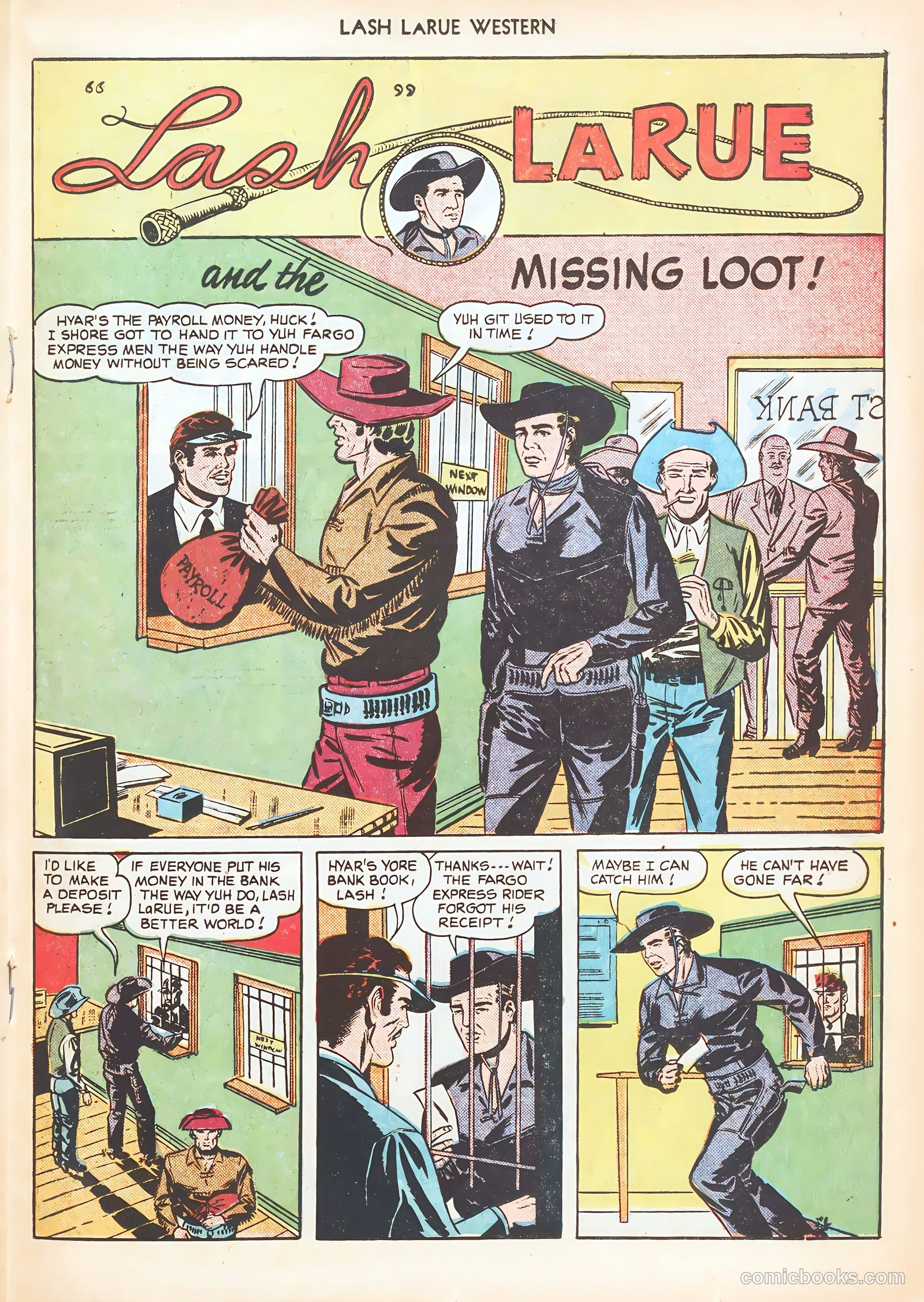 Lash LaRue Western #10 (1950) — page 27 of 52