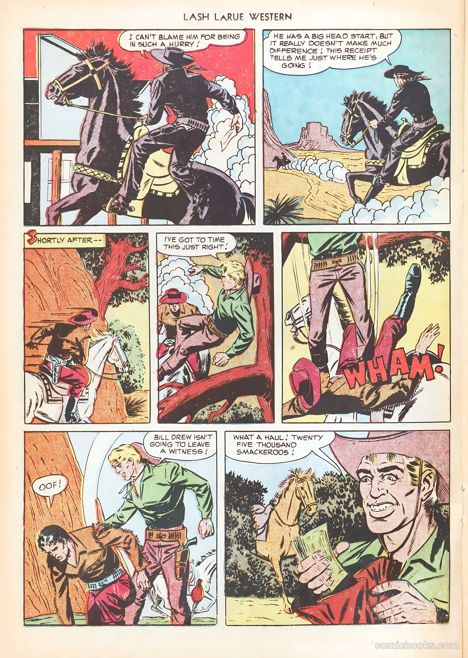 Lash LaRue Western #10 (1950) — page 28 of 52