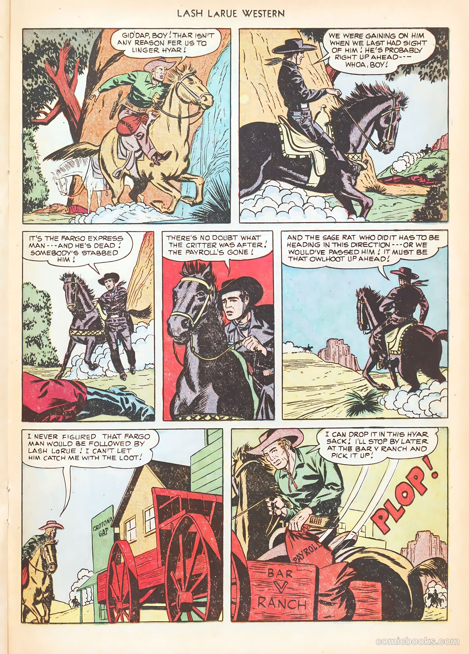 Lash LaRue Western #10 (1950) — page 29 of 52