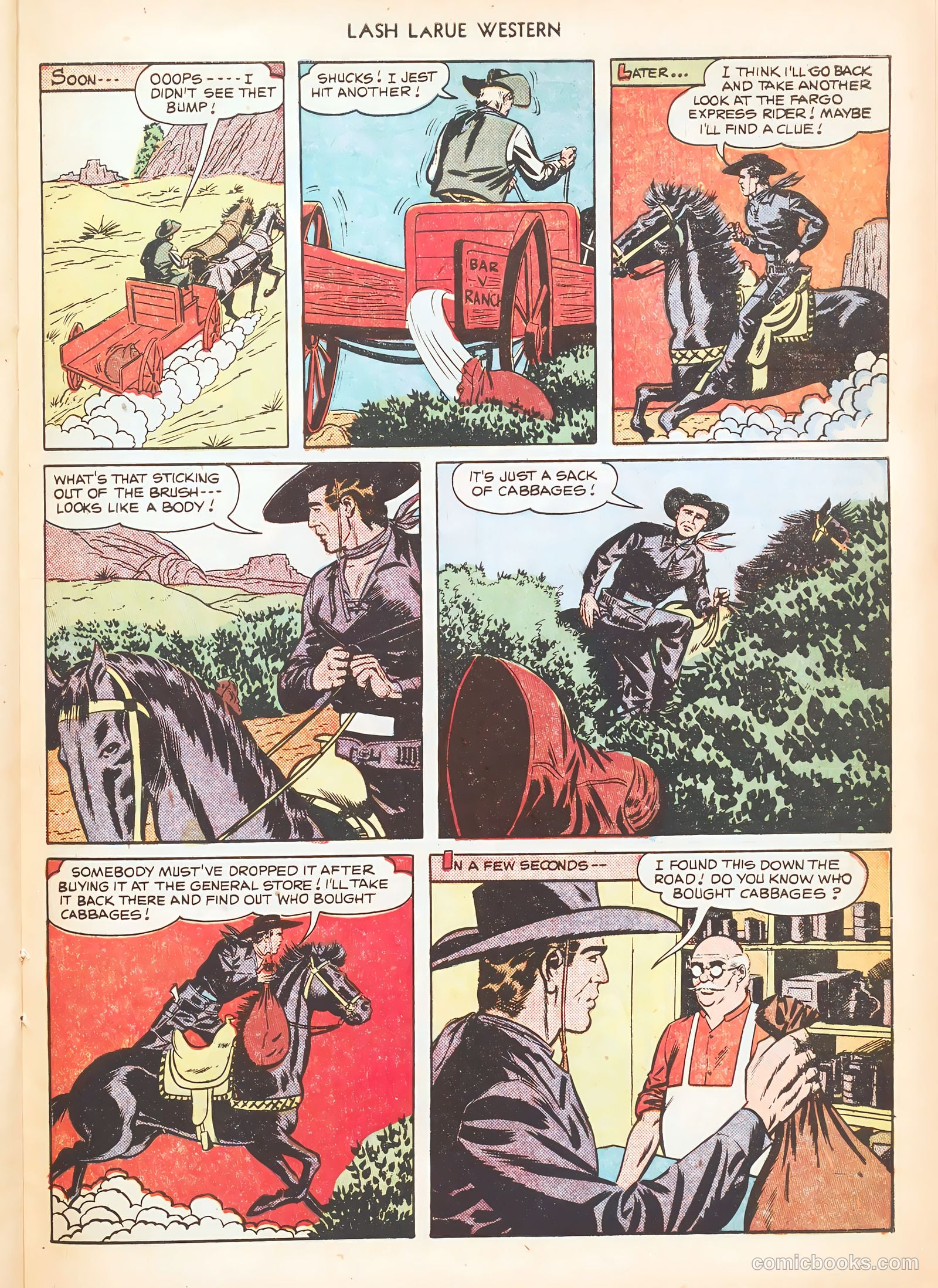 Lash LaRue Western #10 (1950) — page 31 of 52