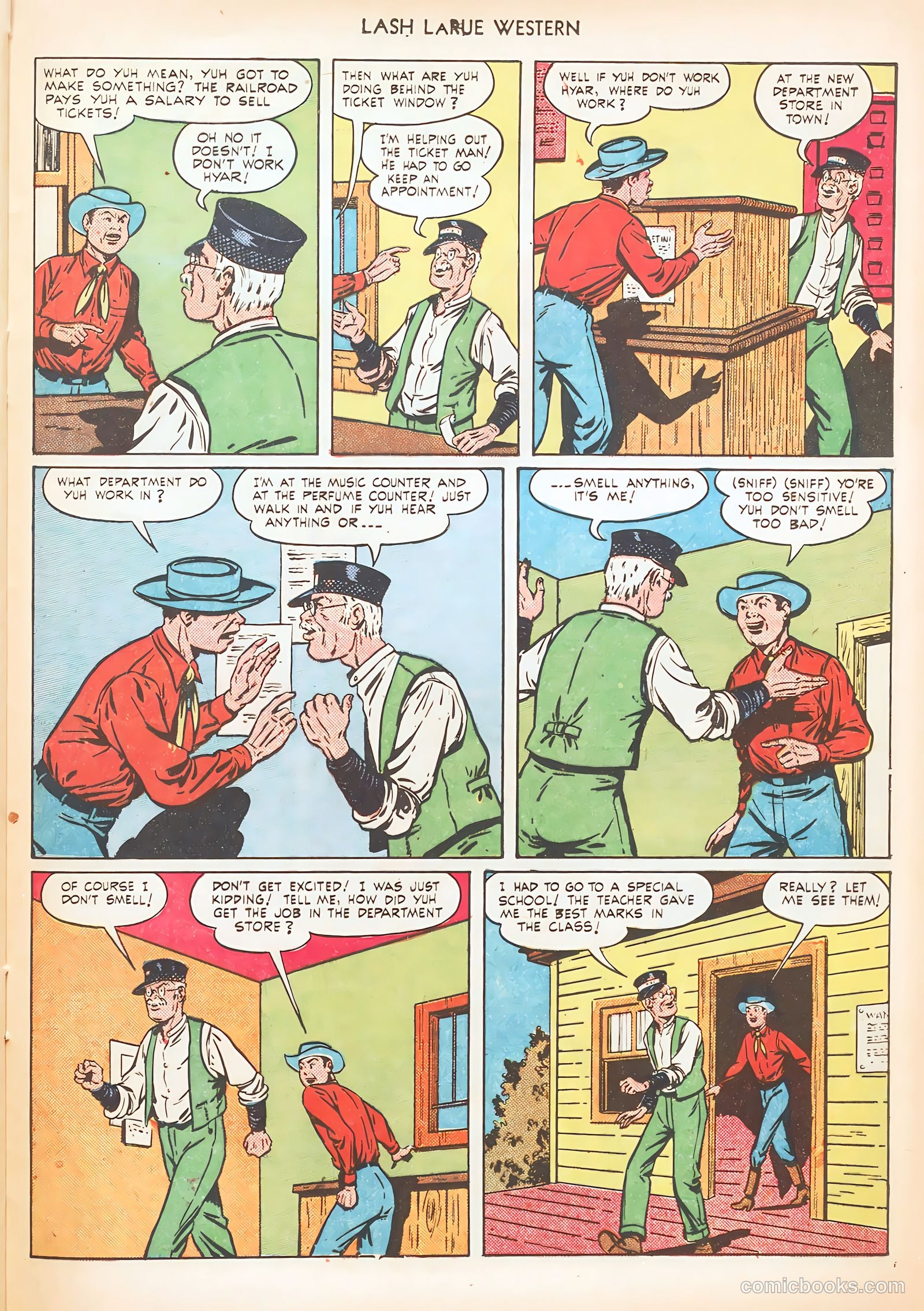 Lash LaRue Western #10 (1950) — page 37 of 52