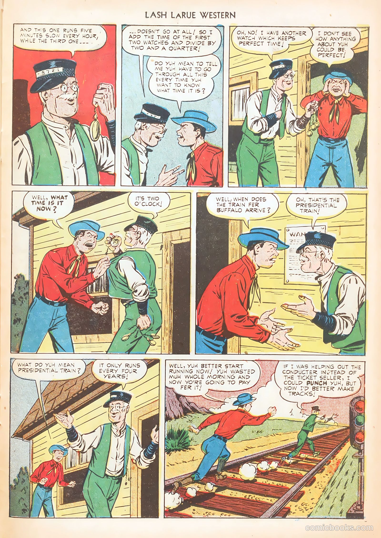 Lash LaRue Western #10 (1950) — page 39 of 52