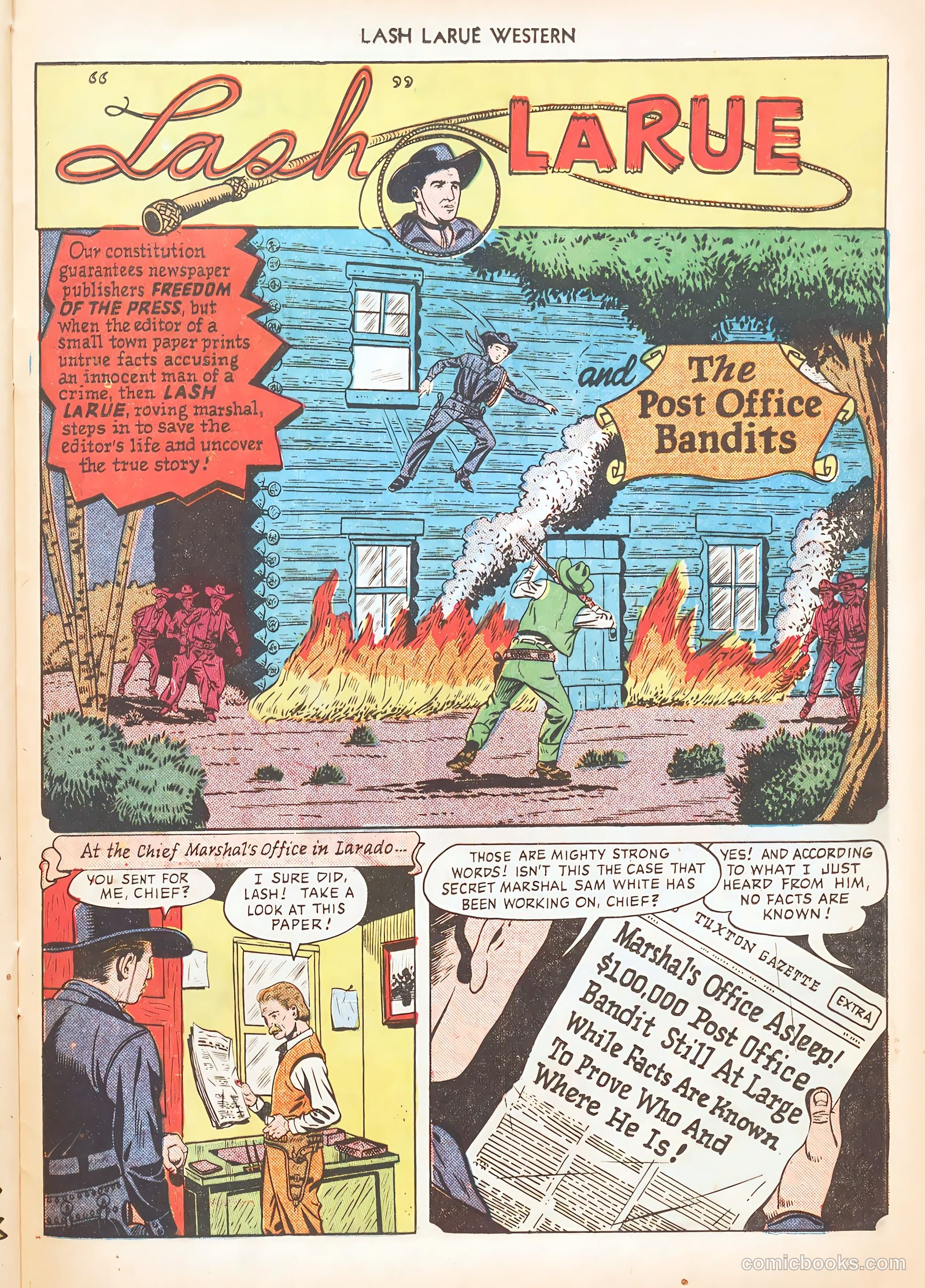Lash LaRue Western #10 (1950) — page 41 of 52