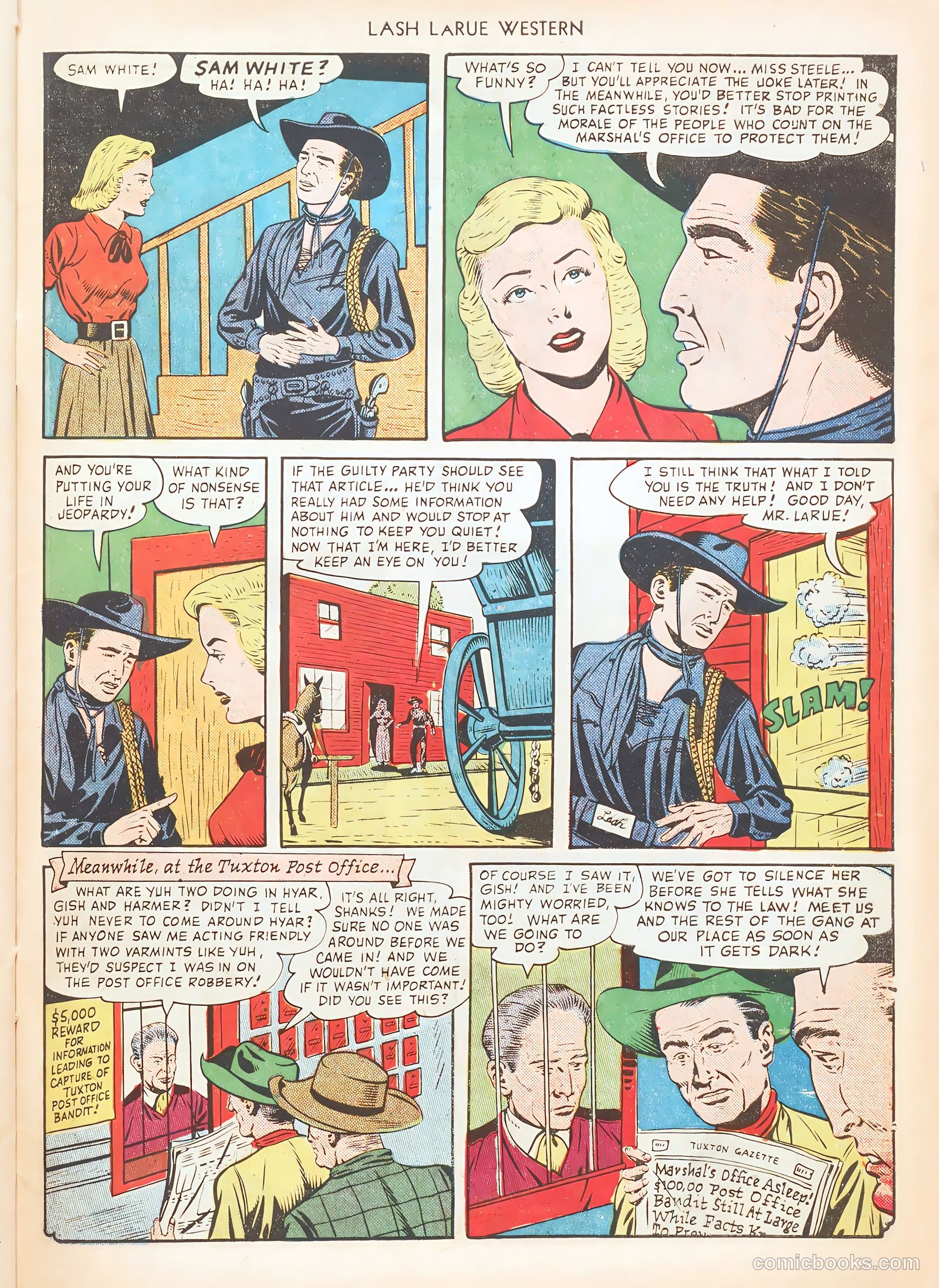 Lash LaRue Western #10 (1950) — page 43 of 52