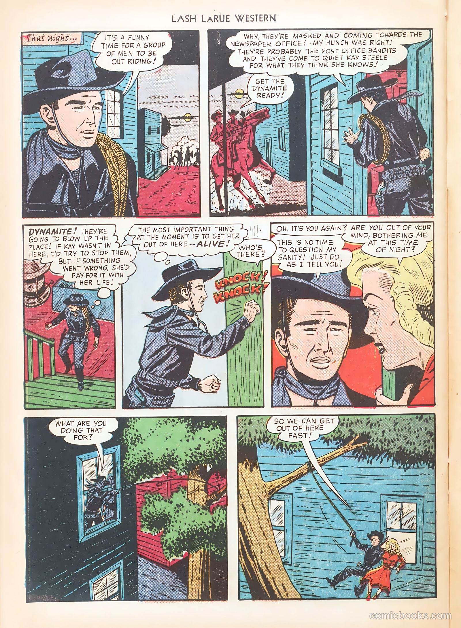 Lash LaRue Western #10 (1950) — page 44 of 52