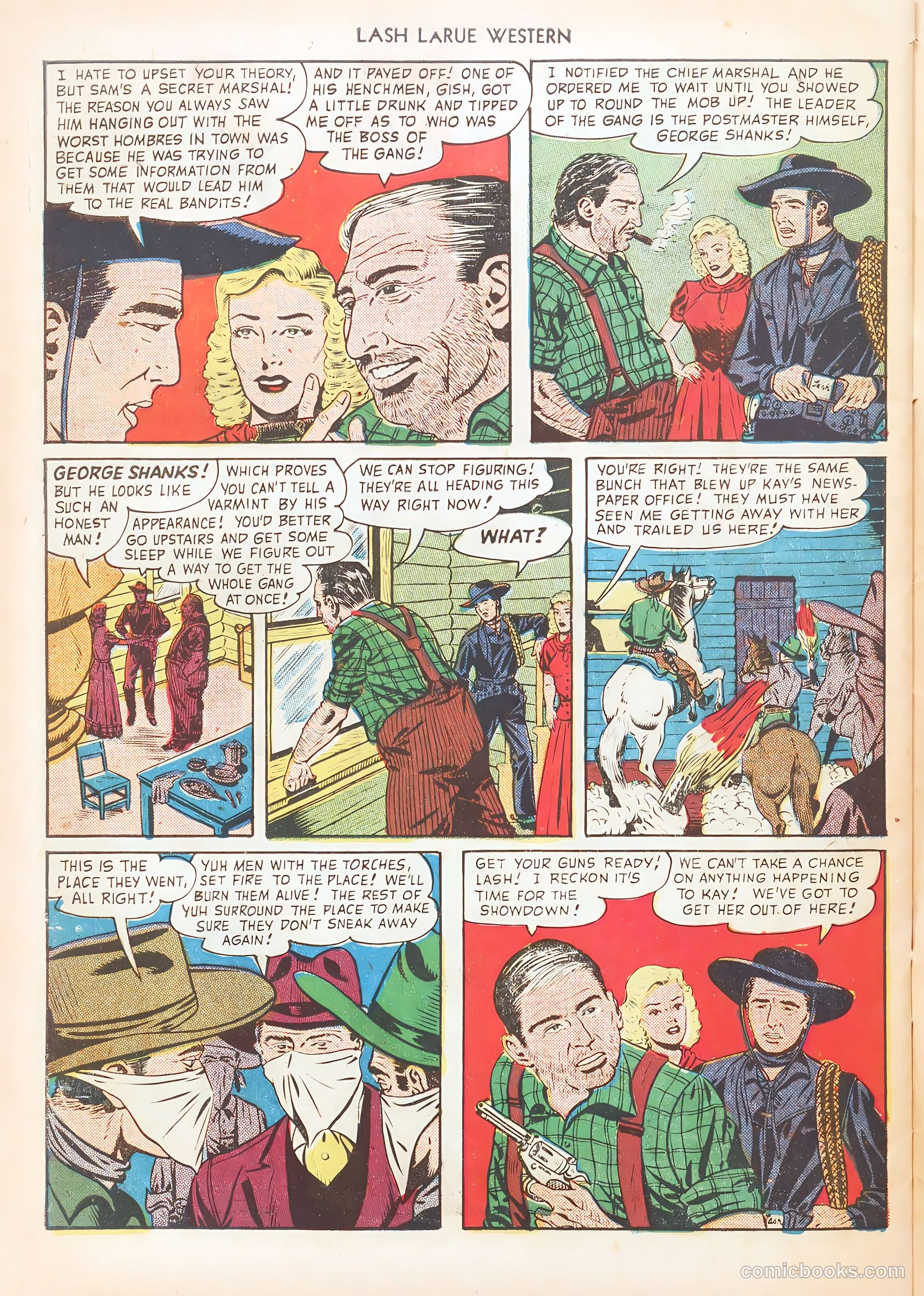 Lash LaRue Western #10 (1950) — page 46 of 52
