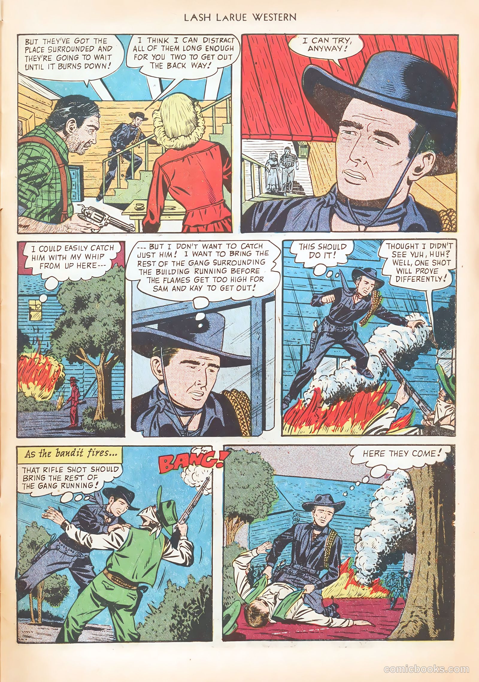 Lash LaRue Western #10 (1950) — page 47 of 52