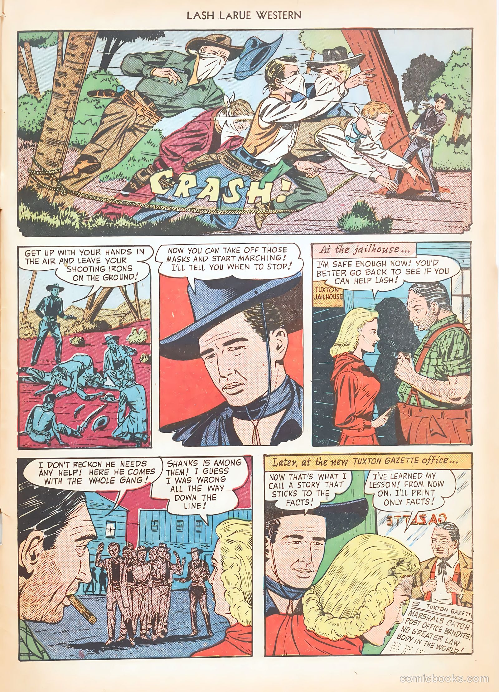 Lash LaRue Western #10 (1950) — page 49 of 52