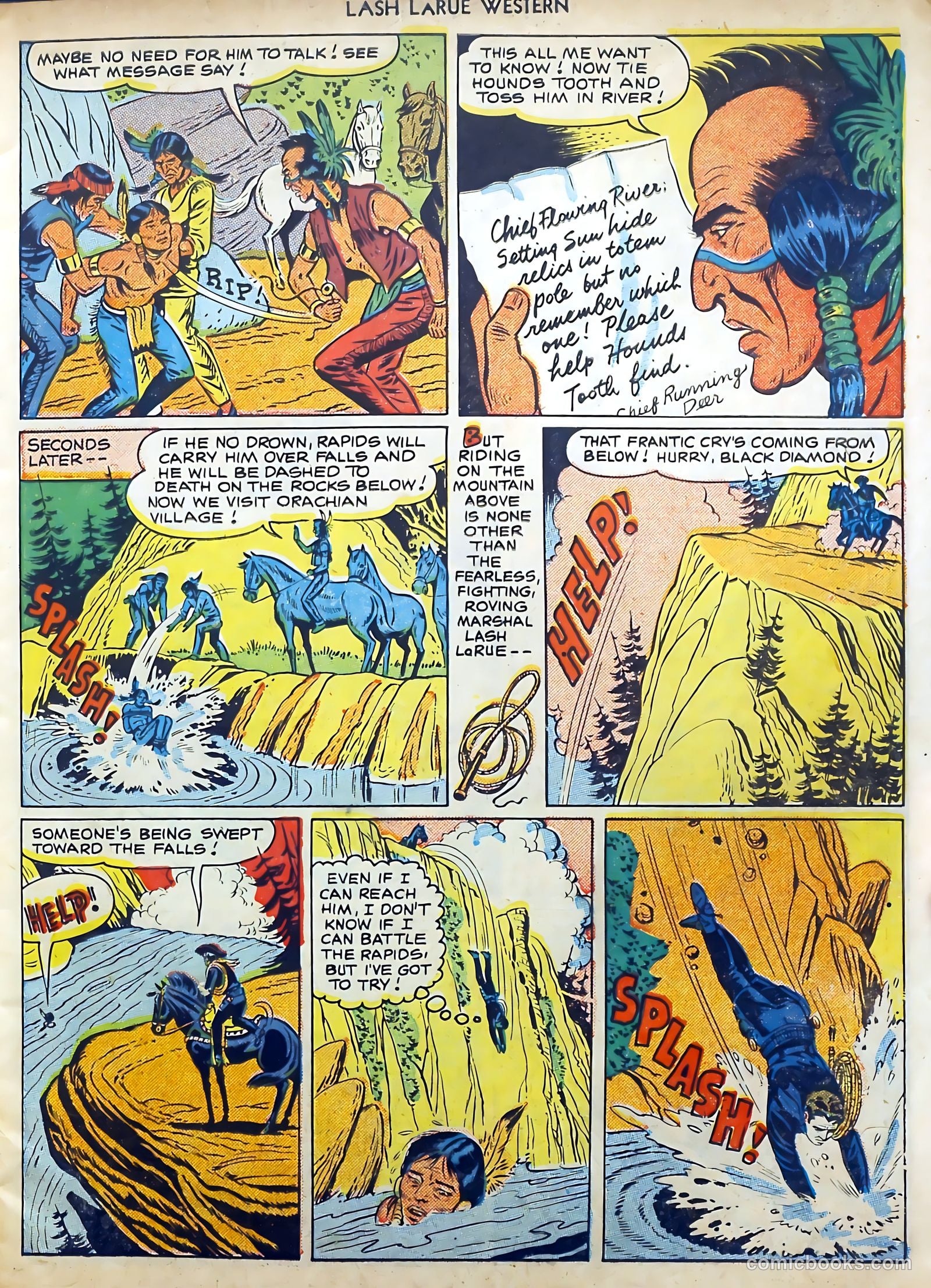Lash LaRue Western #11 (1950) — page 7 of 52