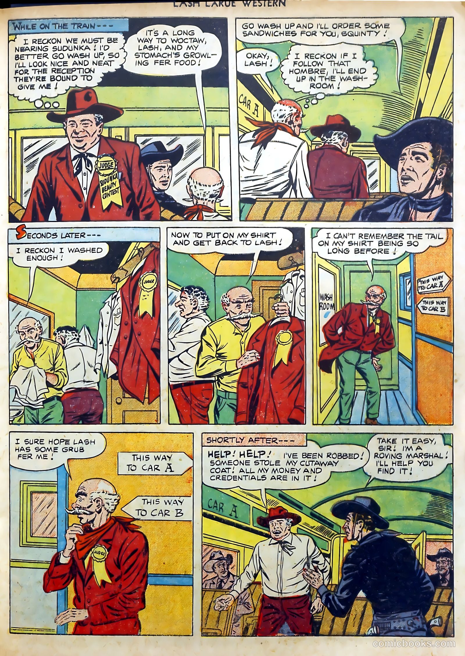 Lash LaRue Western #11 (1950) — page 21 of 52