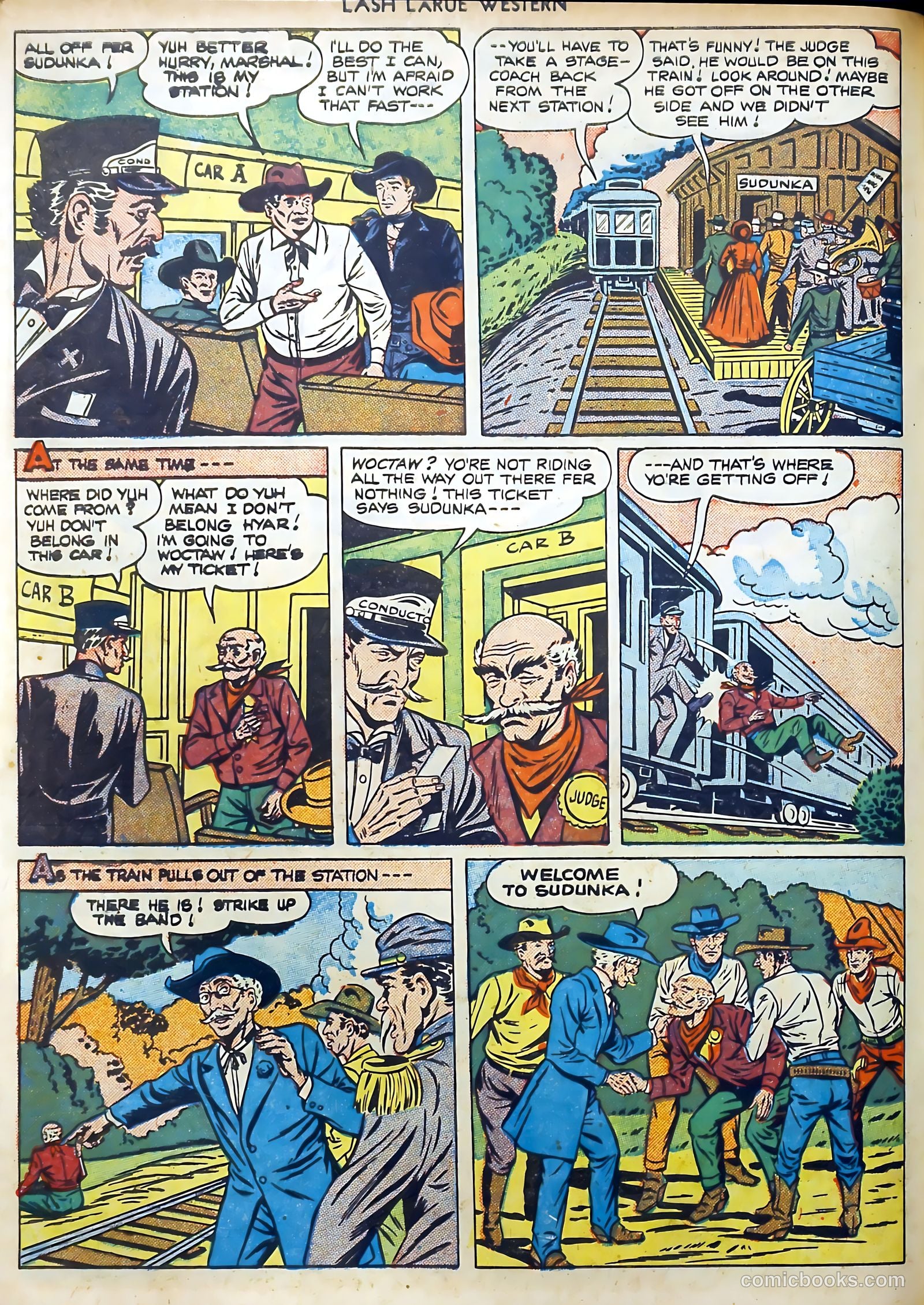 Lash LaRue Western #11 (1950) — page 22 of 52