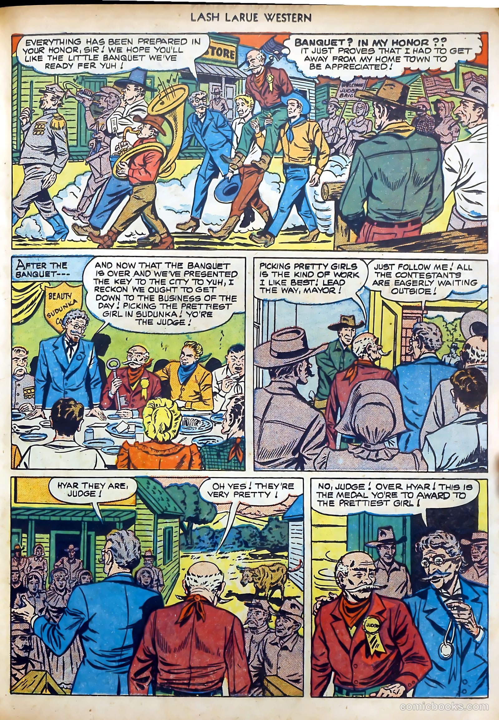 Lash LaRue Western #11 (1950) — page 23 of 52