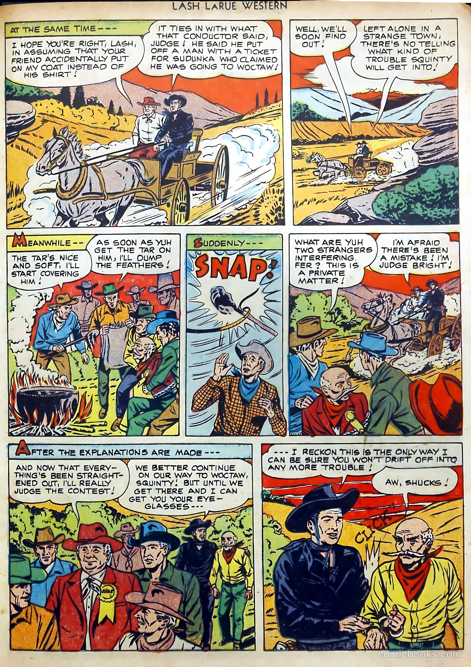 Lash LaRue Western #11 (1950) — page 25 of 52