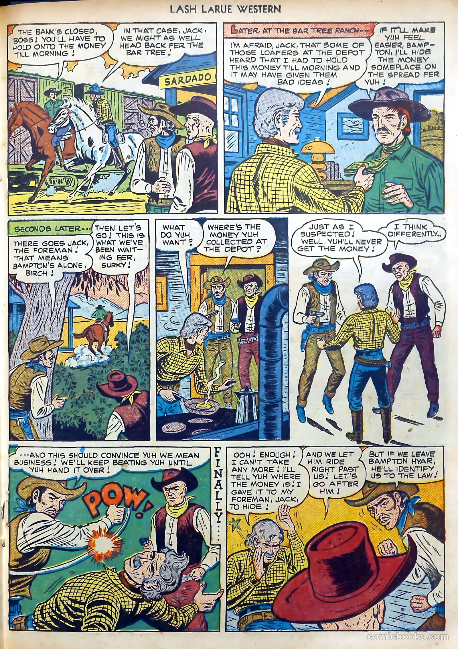 Lash LaRue Western #11 (1950) — page 27 of 52