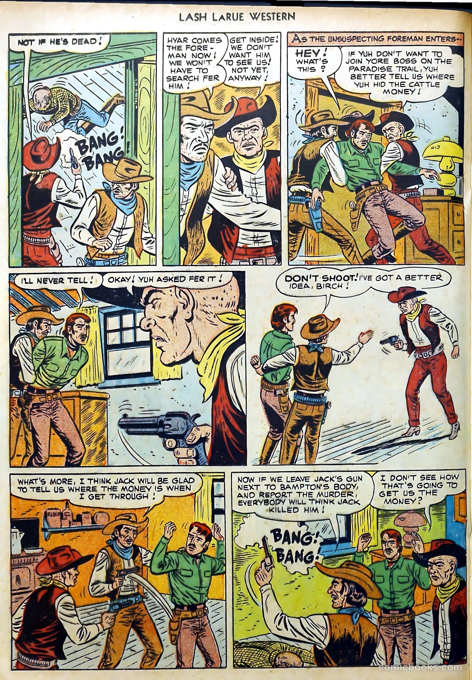 Lash LaRue Western #11 (1950) — page 28 of 52