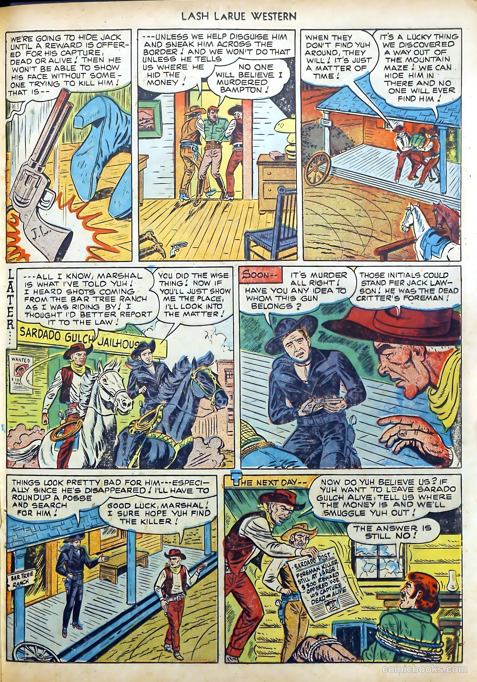 Lash LaRue Western #11 (1950) — page 29 of 52