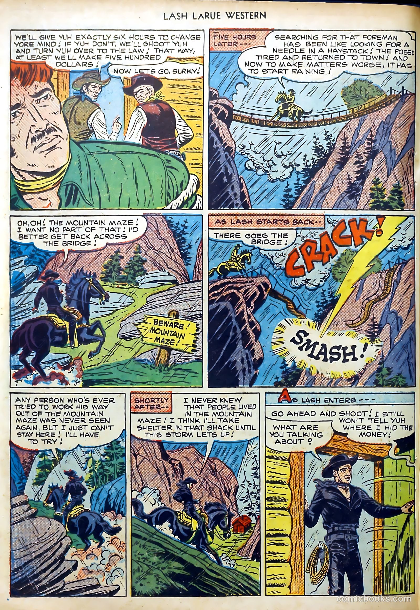 Lash LaRue Western #11 (1950) — page 30 of 52