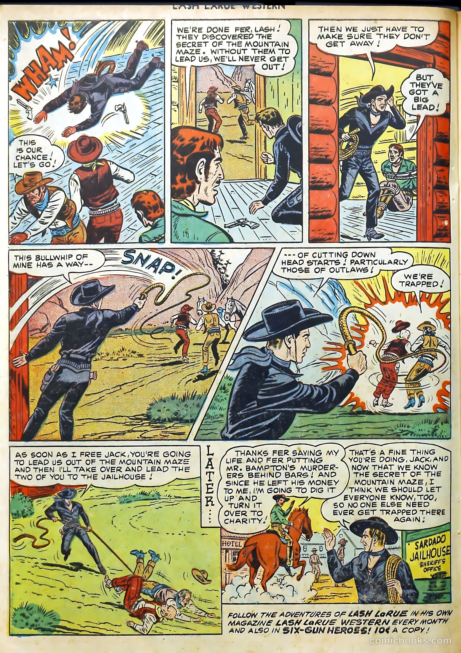 Lash LaRue Western #11 (1950) — page 32 of 52