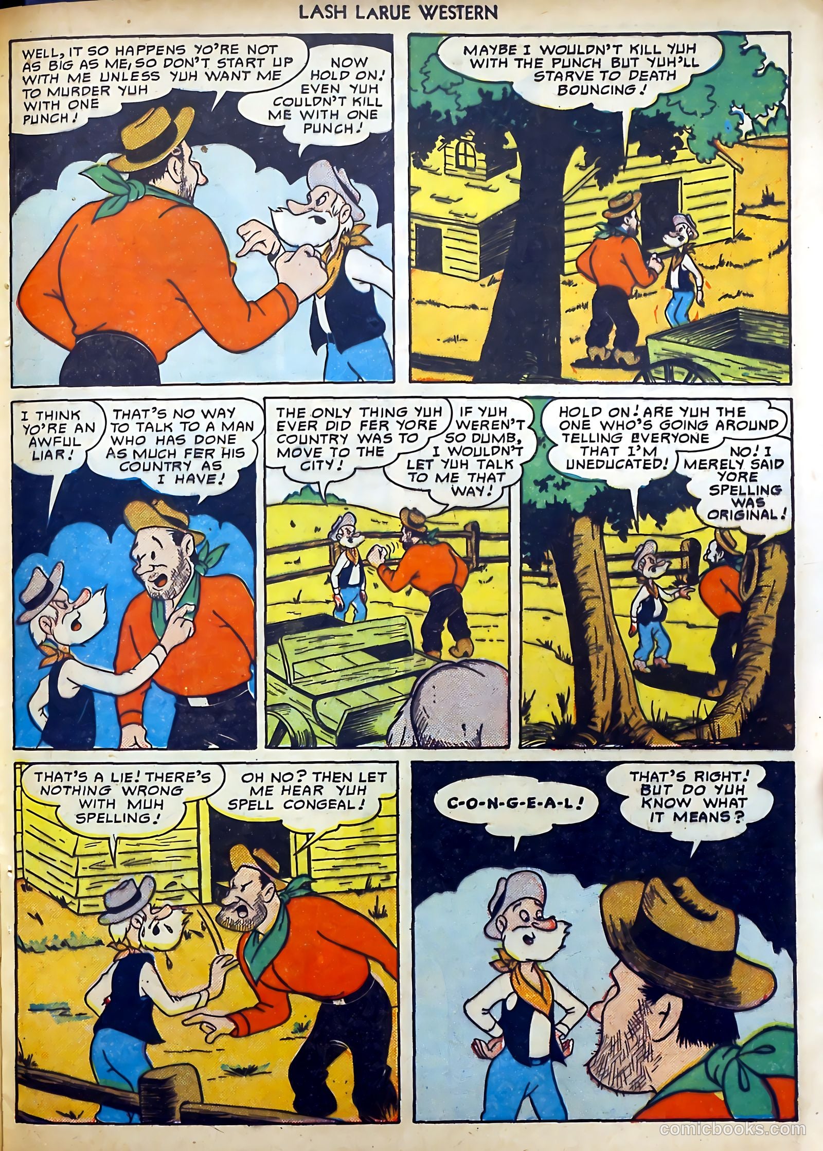 Lash LaRue Western #11 (1950) — page 37 of 52