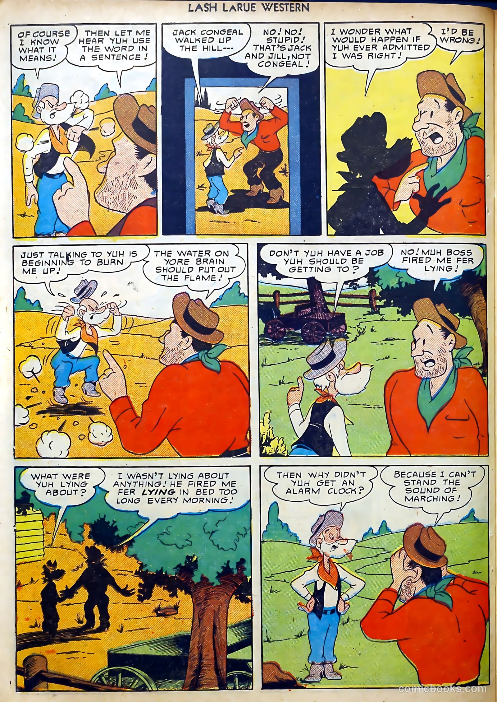 Lash LaRue Western #11 (1950) — page 38 of 52