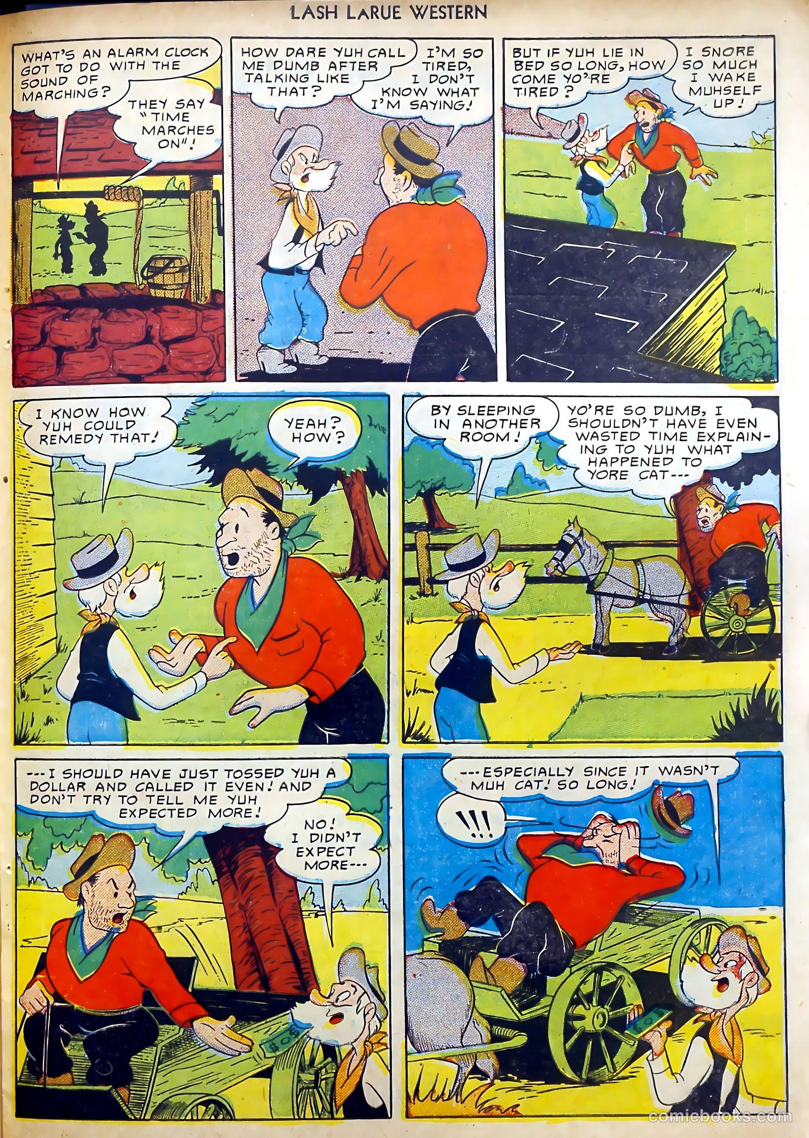Lash LaRue Western #11 (1950) — page 39 of 52