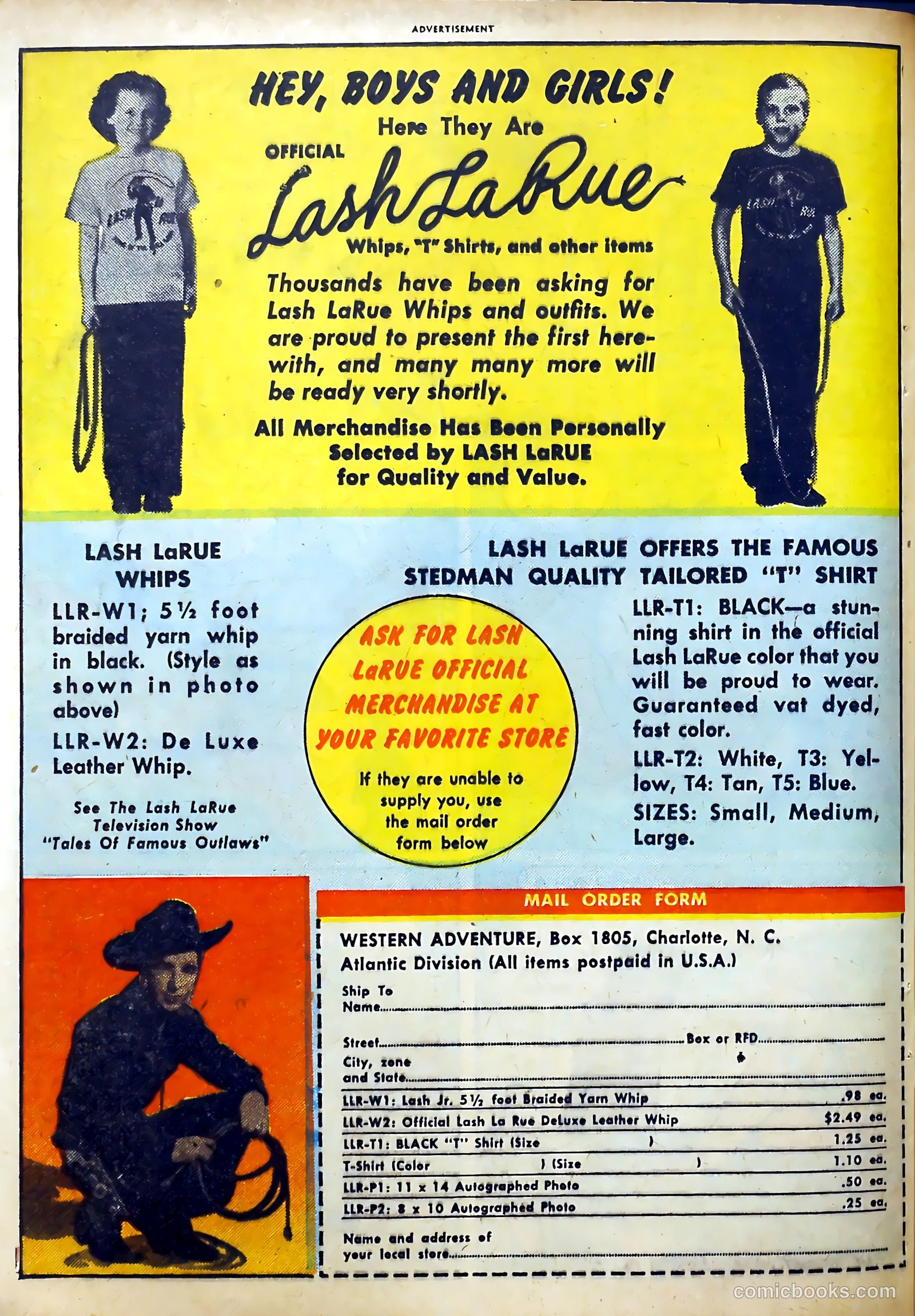 Lash LaRue Western #11 (1950) — page 40 of 52