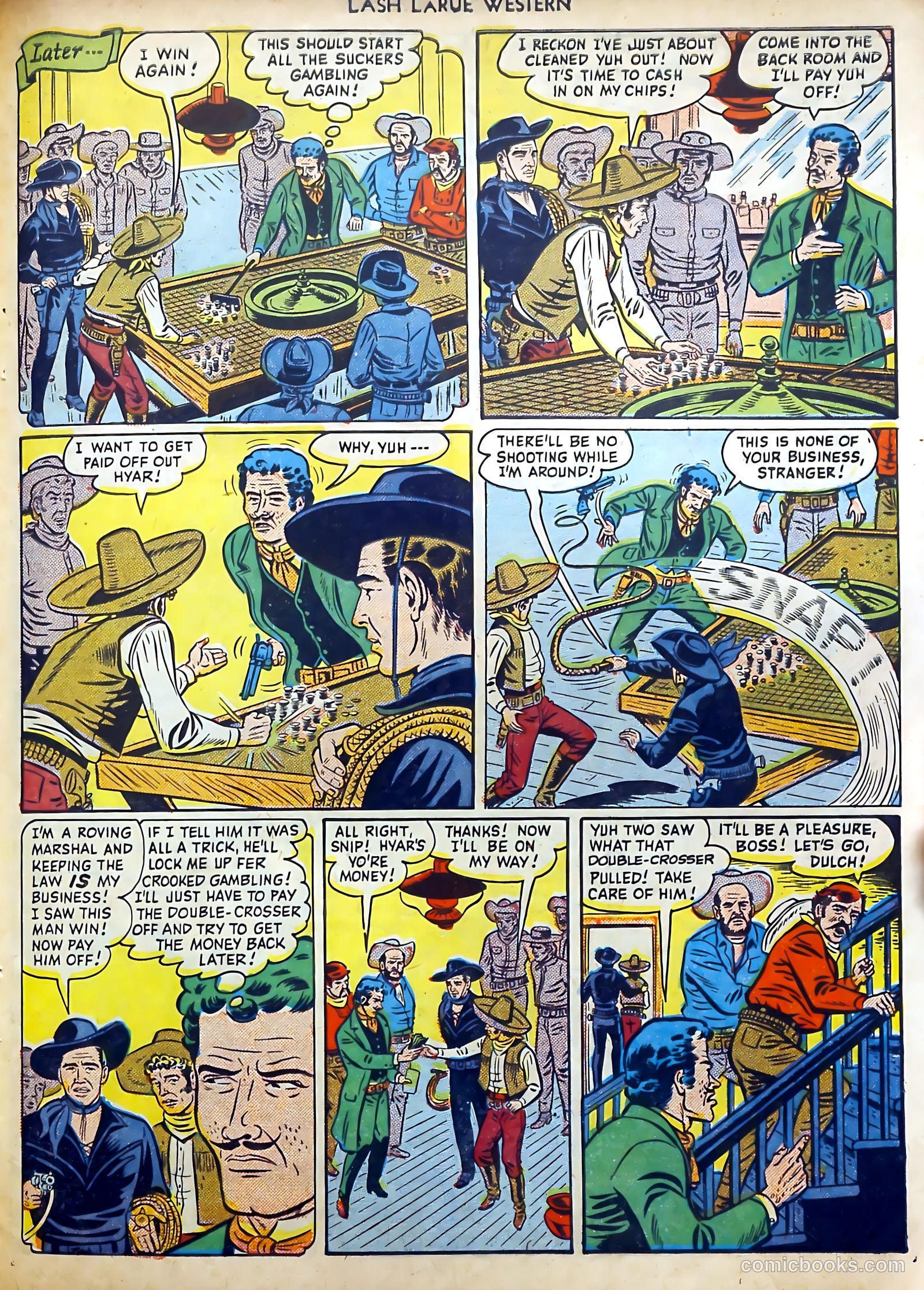 Lash LaRue Western #11 (1950) — page 43 of 52