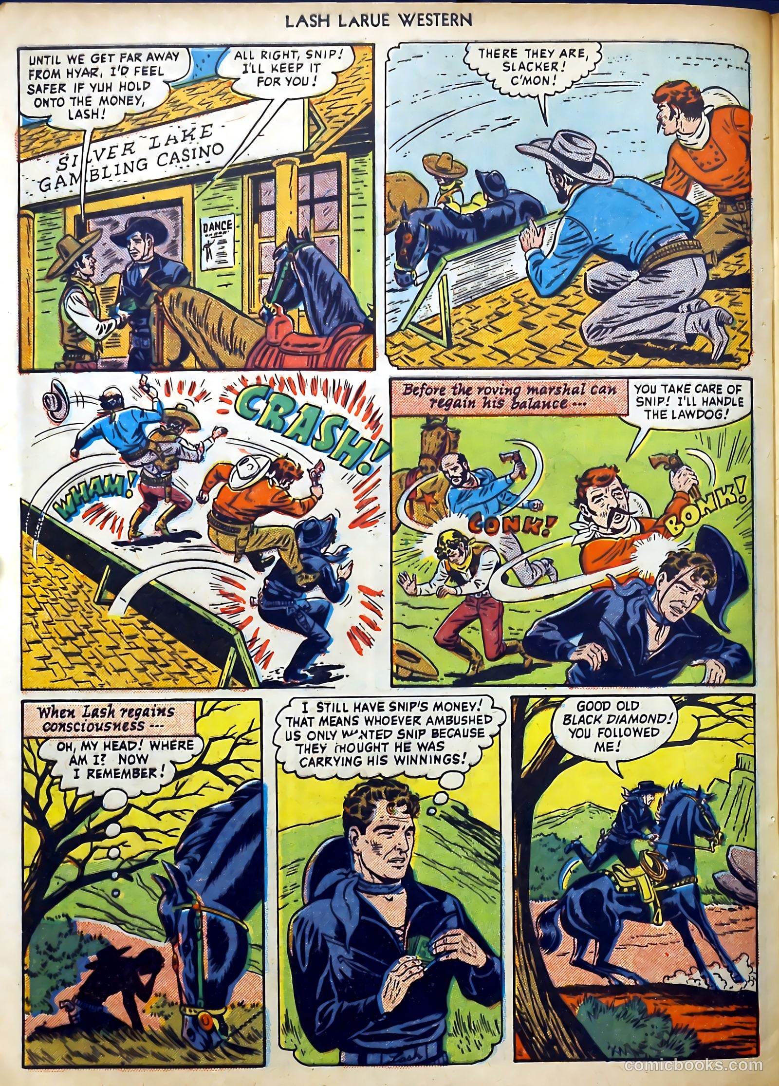 Lash LaRue Western #11 (1950) — page 44 of 52