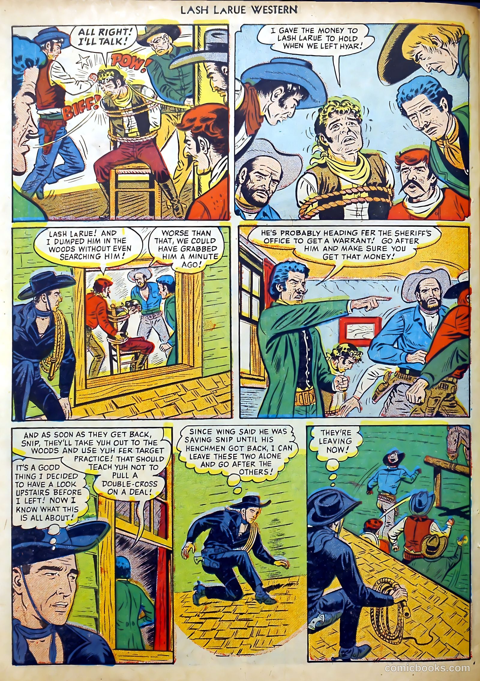 Lash LaRue Western #11 (1950) — page 46 of 52