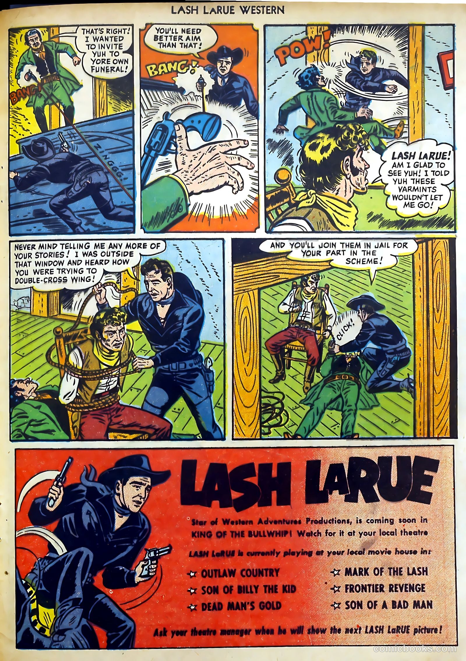 Lash LaRue Western #11 (1950) — page 49 of 52