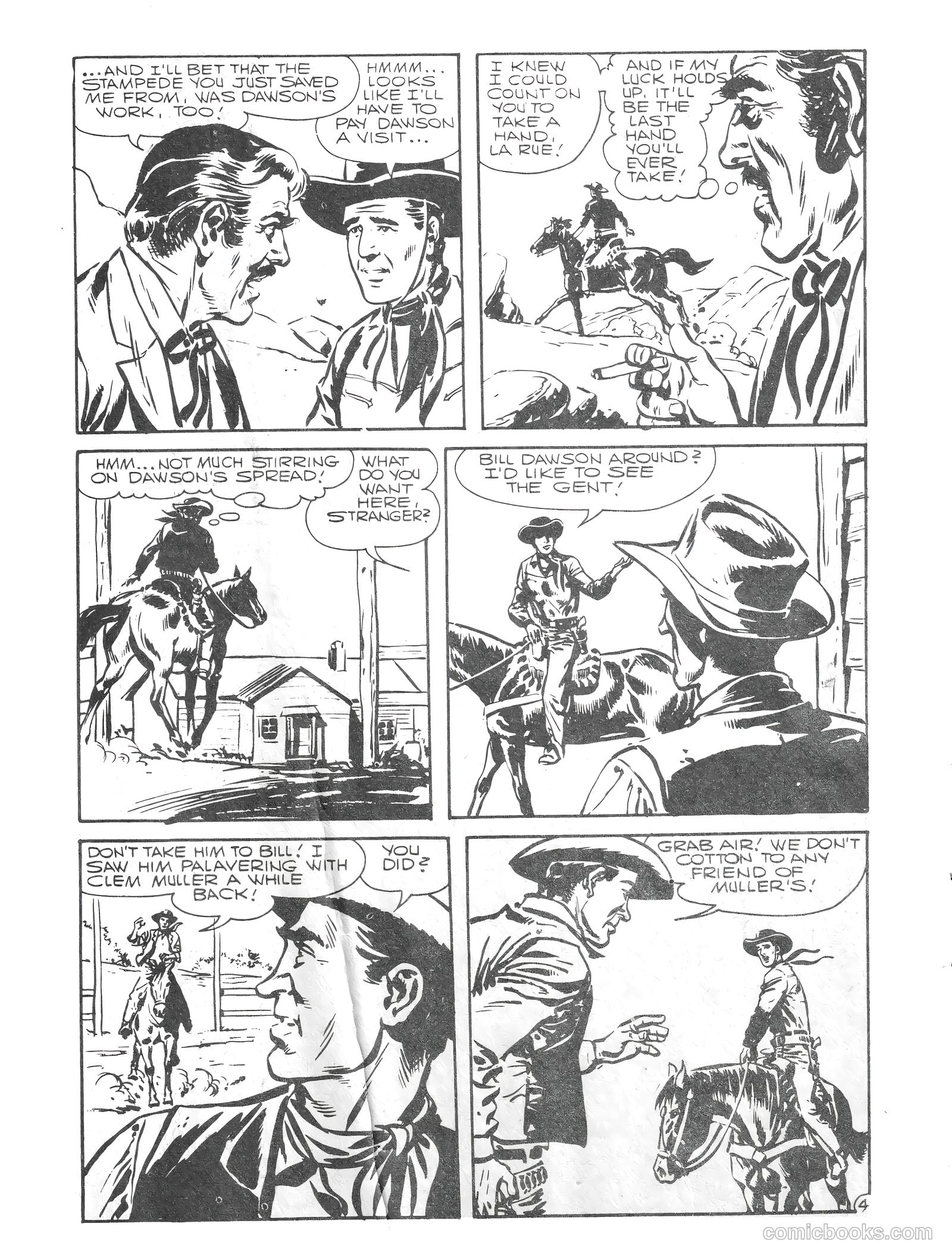 Lash Larue Western #110 (1956) — page 6 of 28